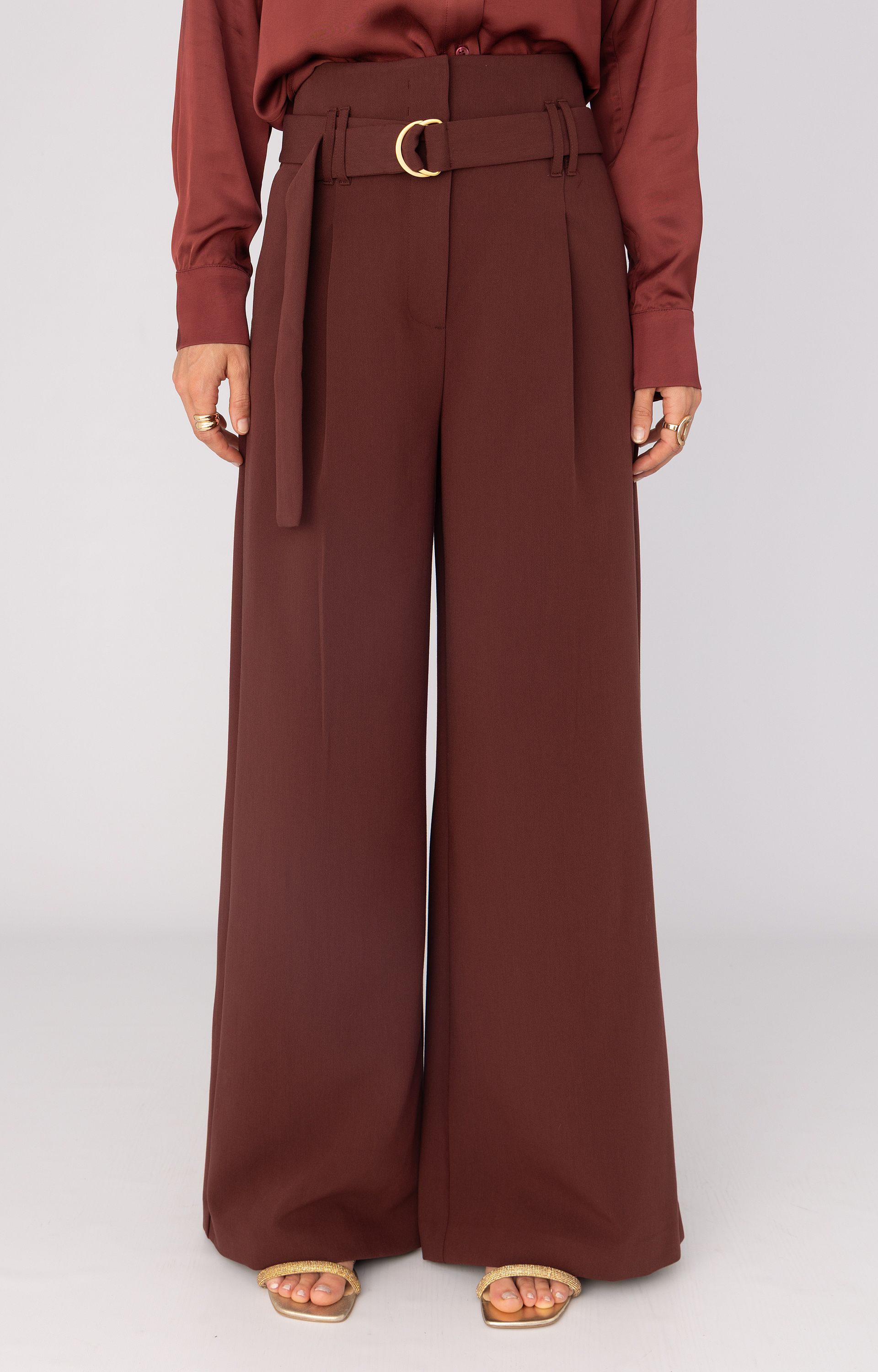 Broek met ceintuur