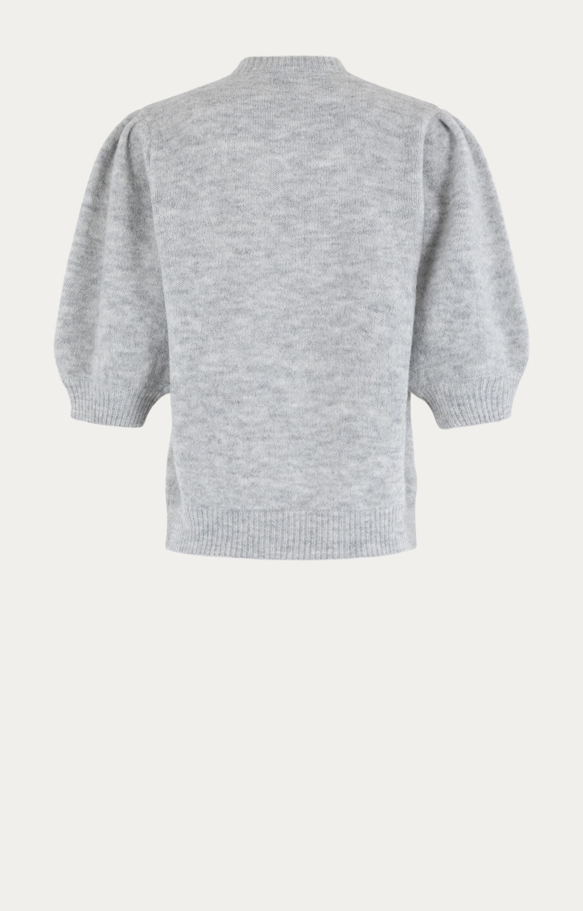 Pullover met bloemcorsage