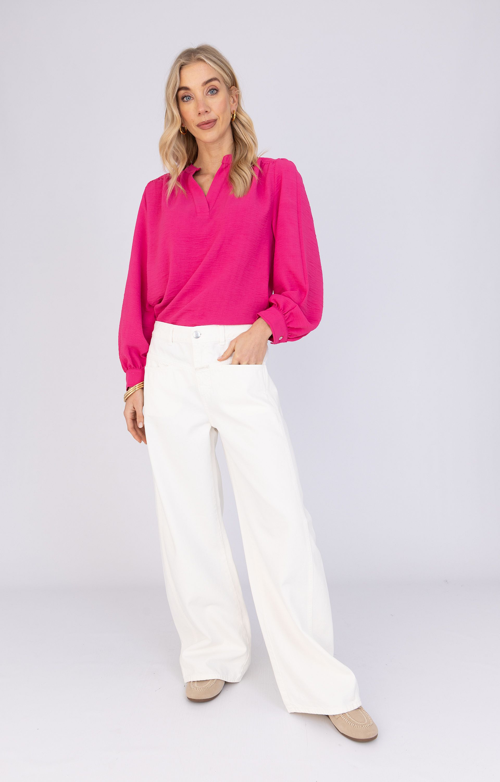 Blouse met structuur