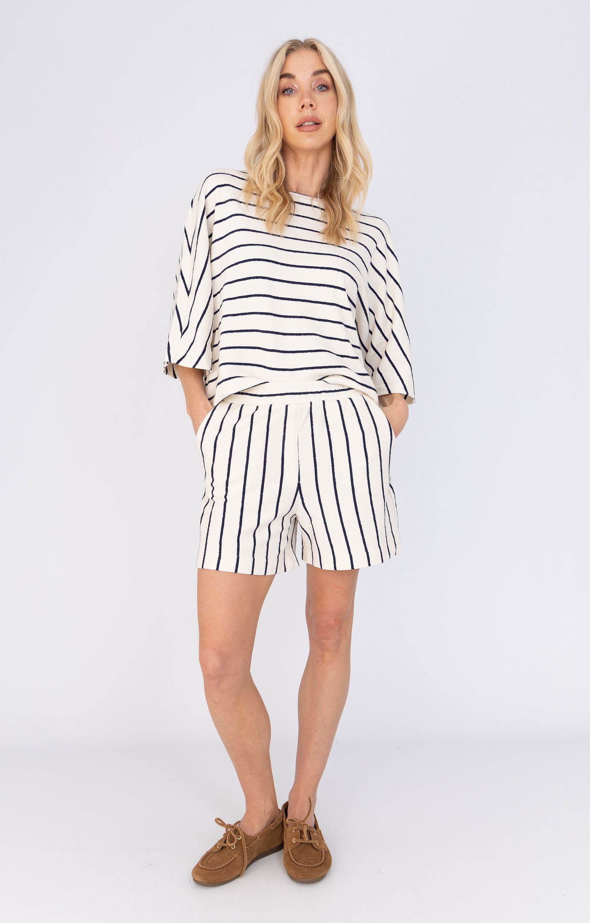 Short met strepen