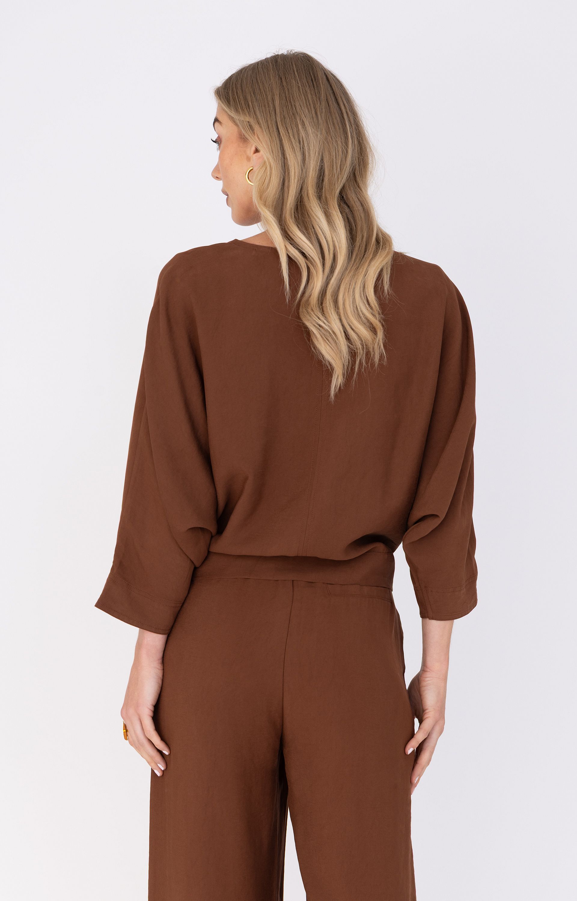 Blouse met strikdetail 