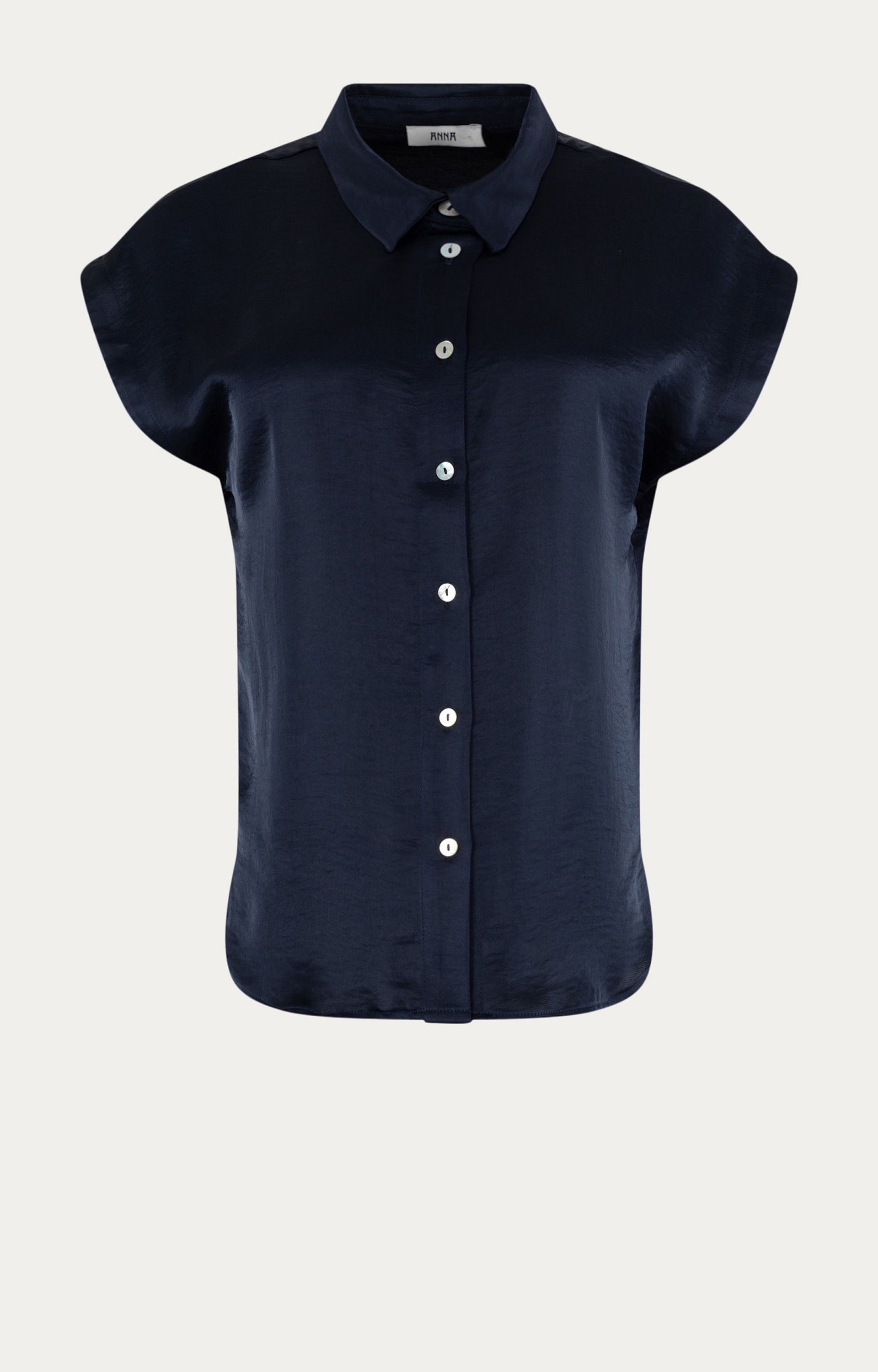Blouse met satijnlook