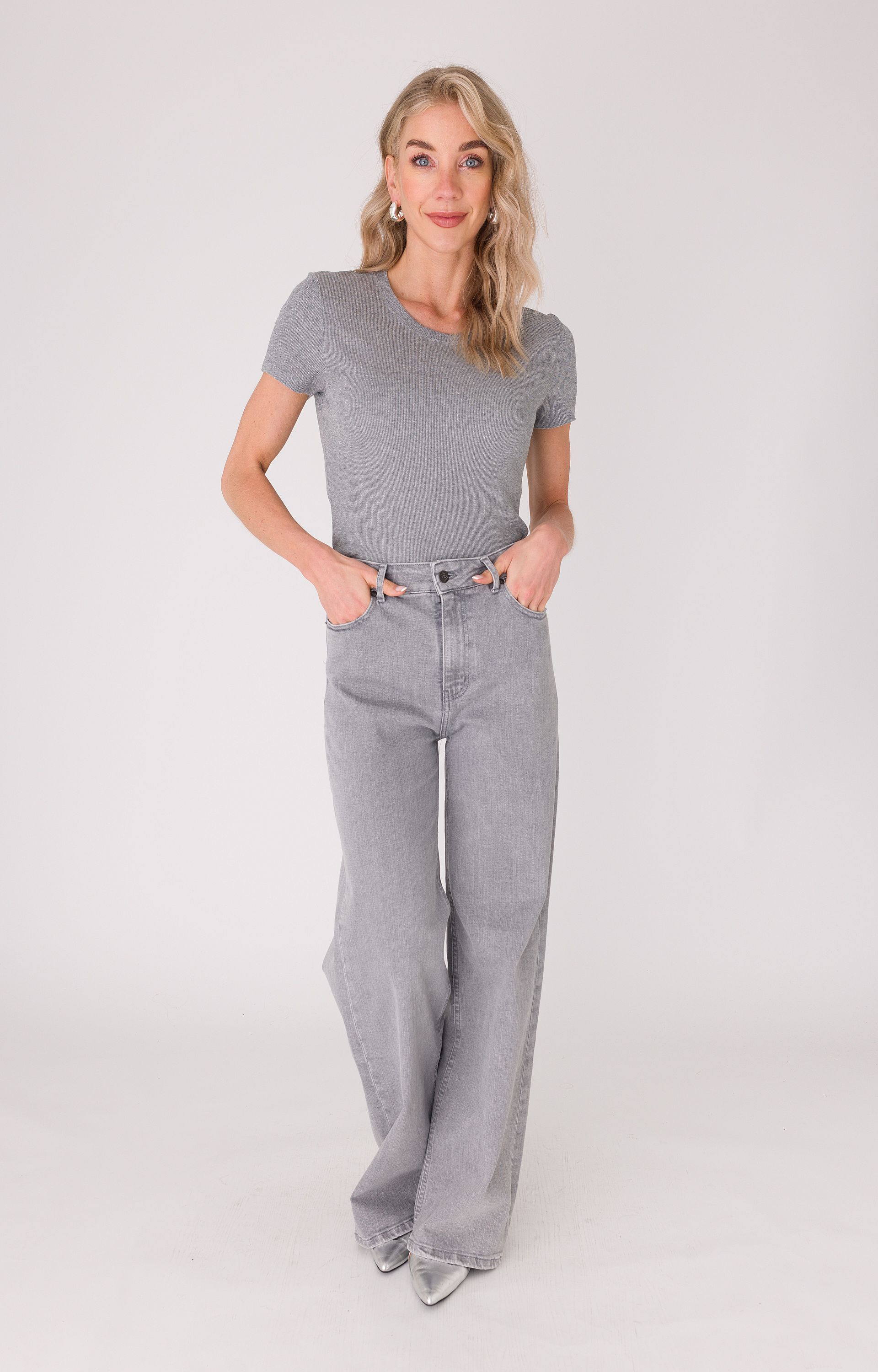 T-shirt Silver