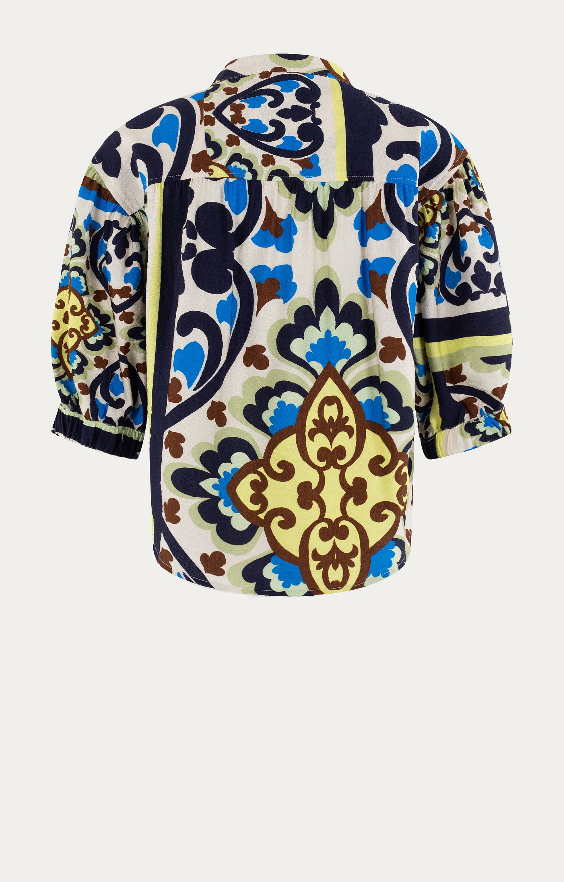Blouse met dessin 