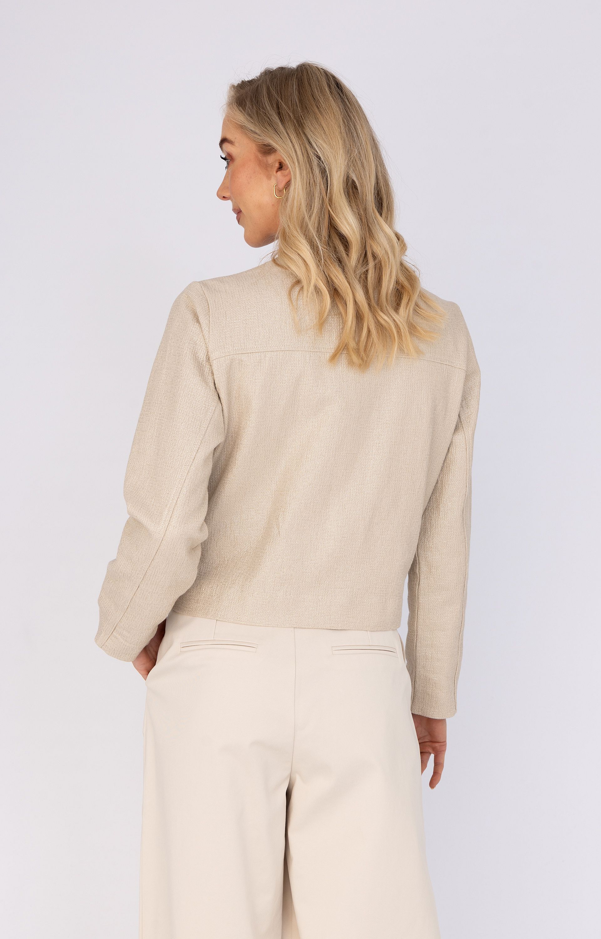 Blazer met opstaande kraag