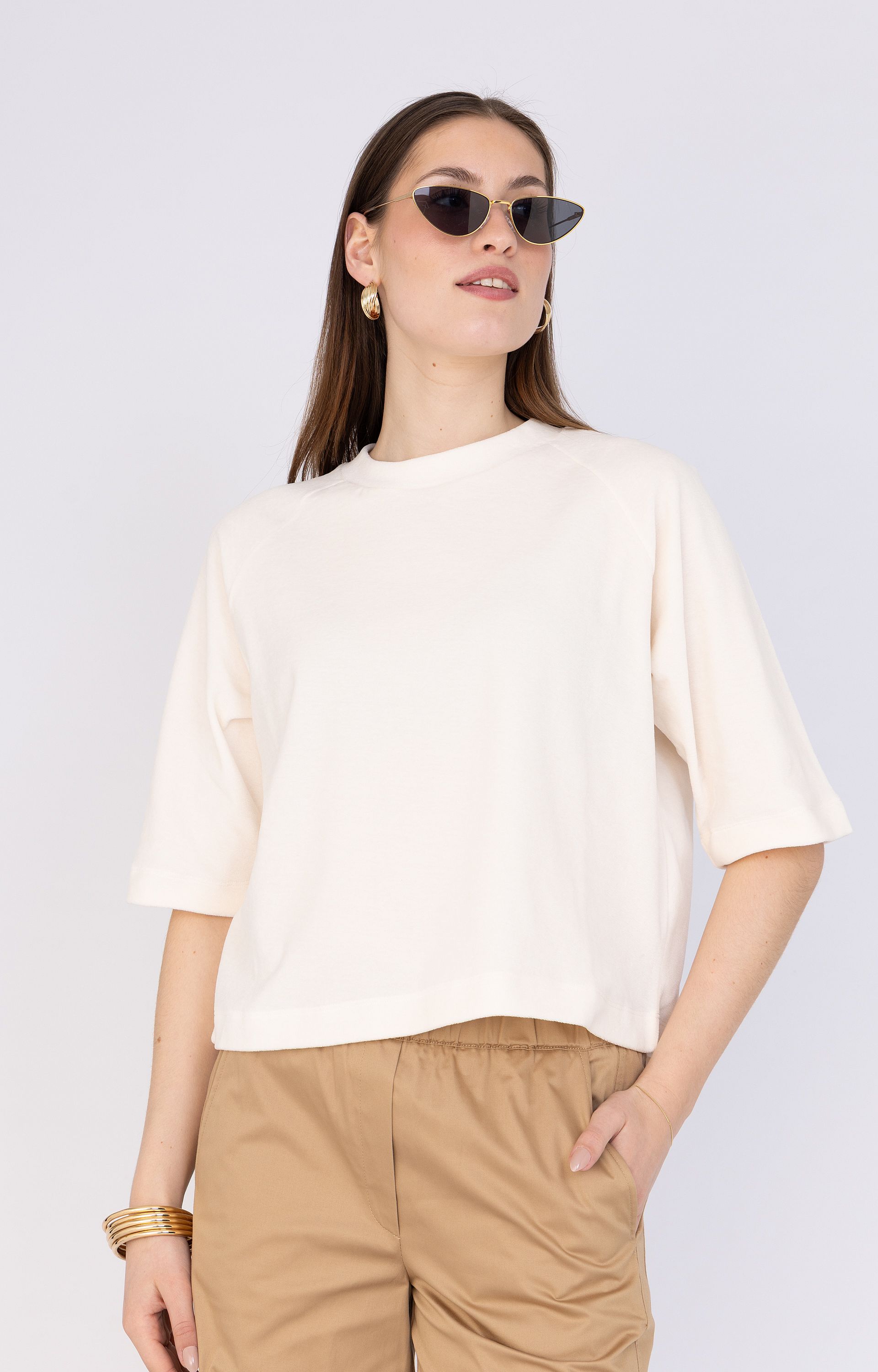 T-shirt van katoen