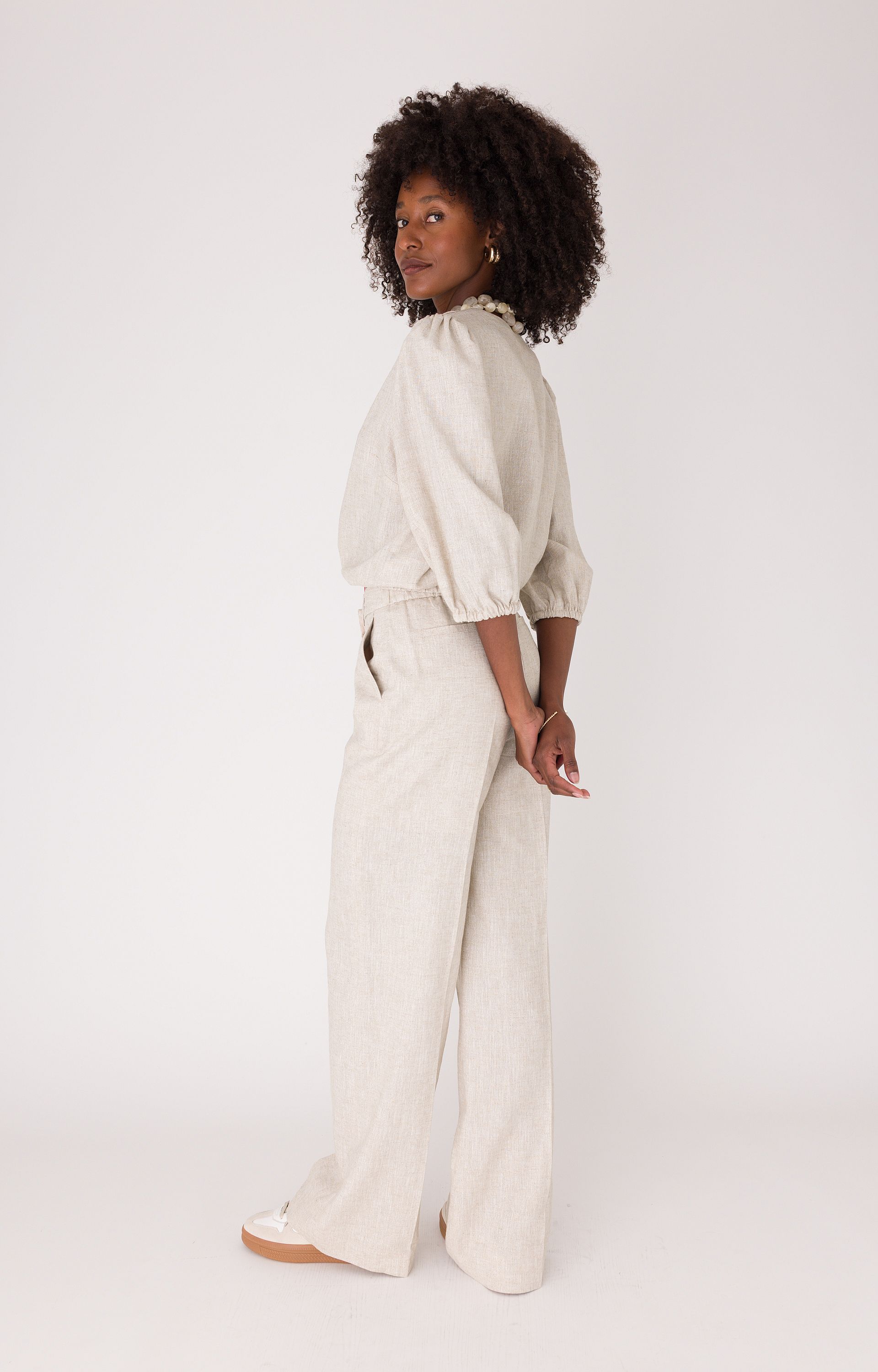 Broek met Lurex