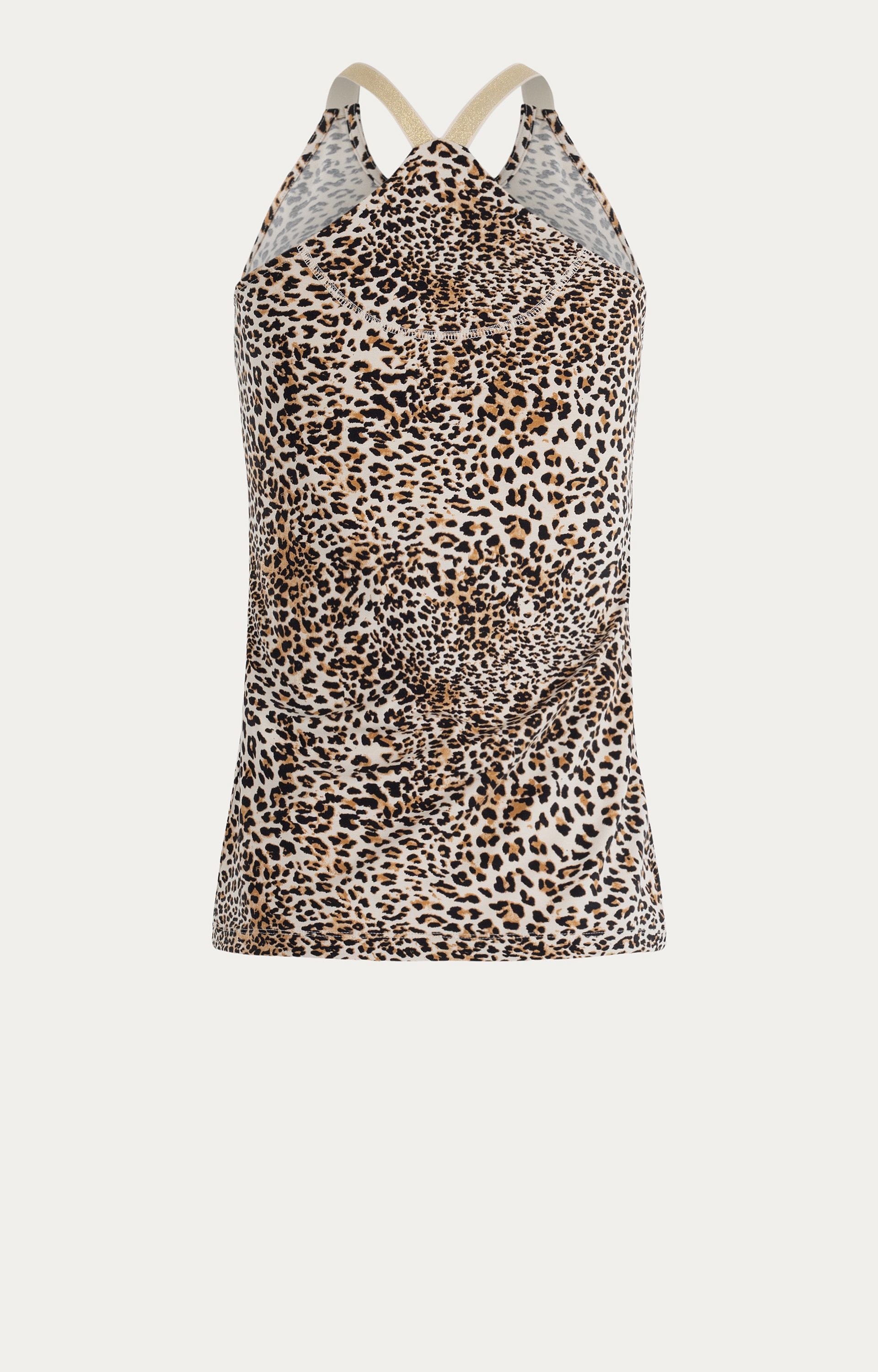Top met lurexbandjes