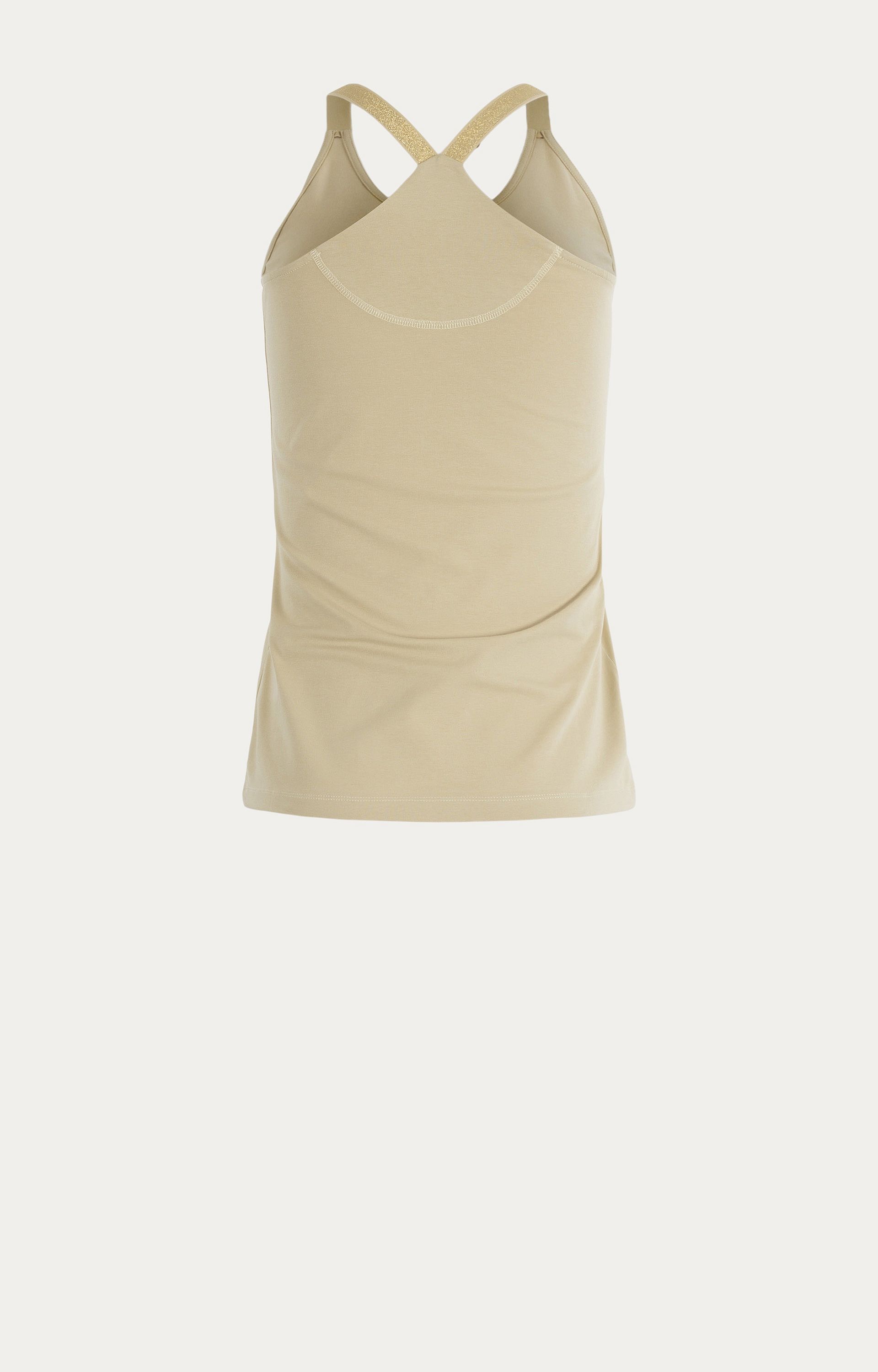 Top met lurexbandjes
