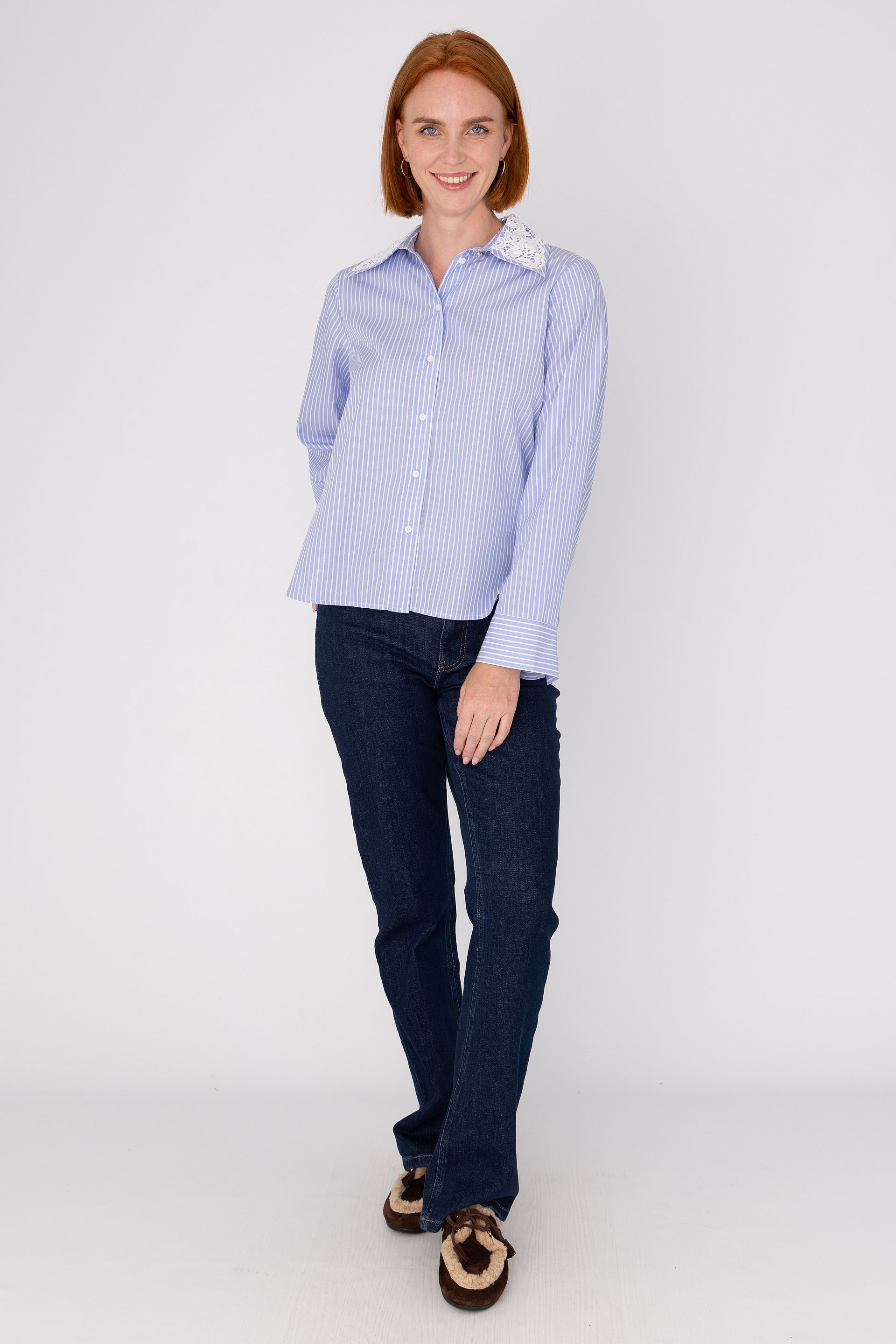 Blouse met strepen 