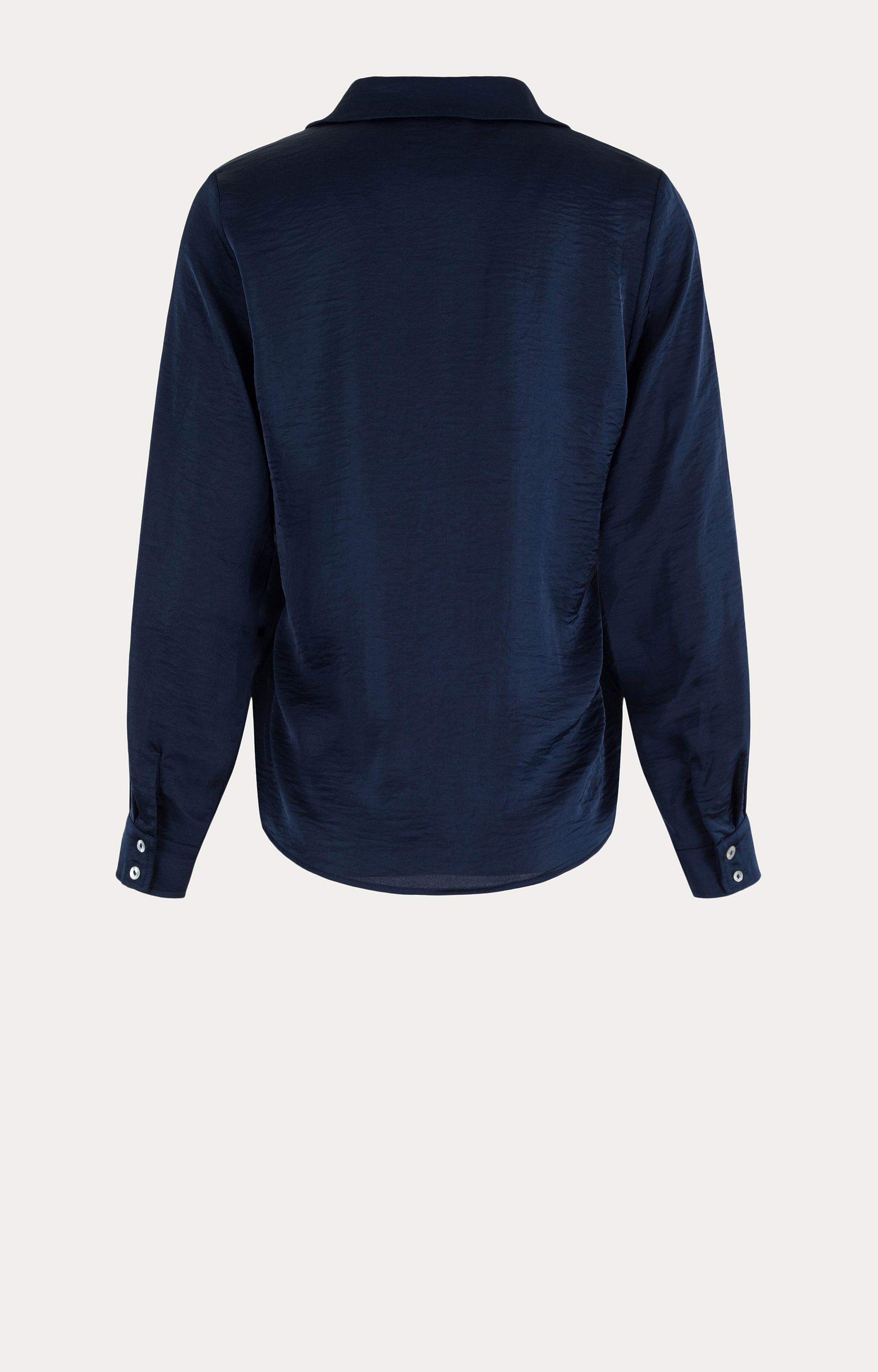 Blouse met satijnlook