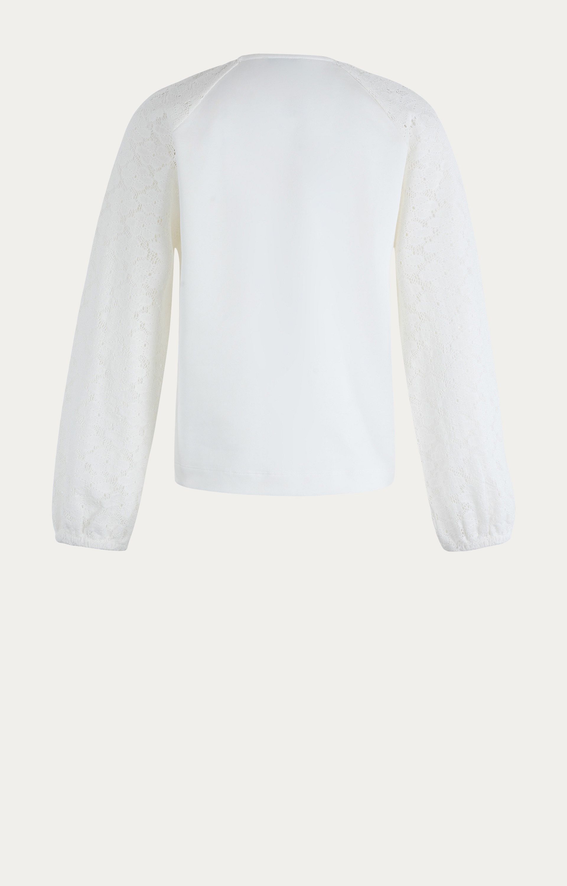 T-shirt gebreide mouwen