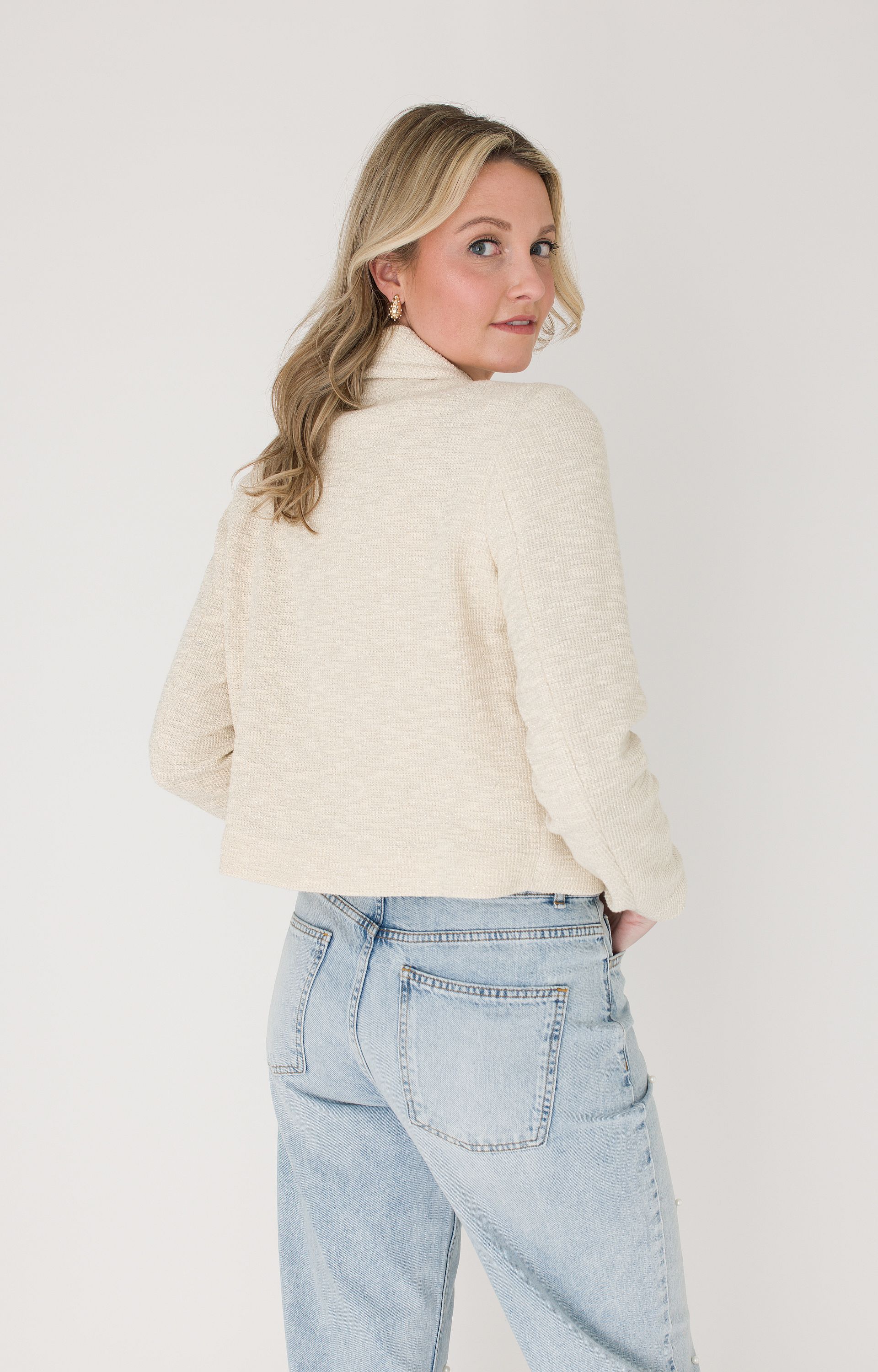 Blazer met glitter