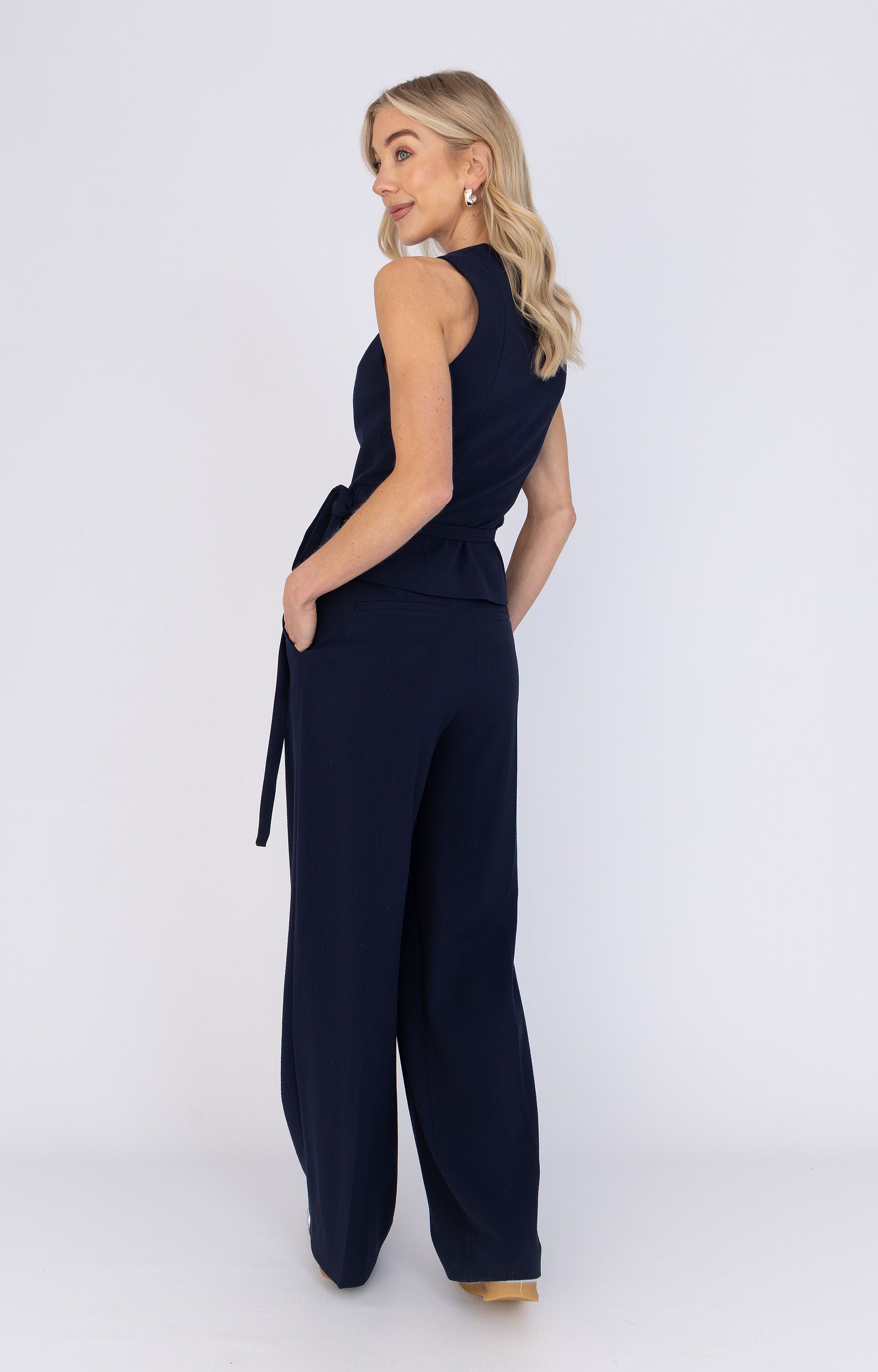 Broek met structuur