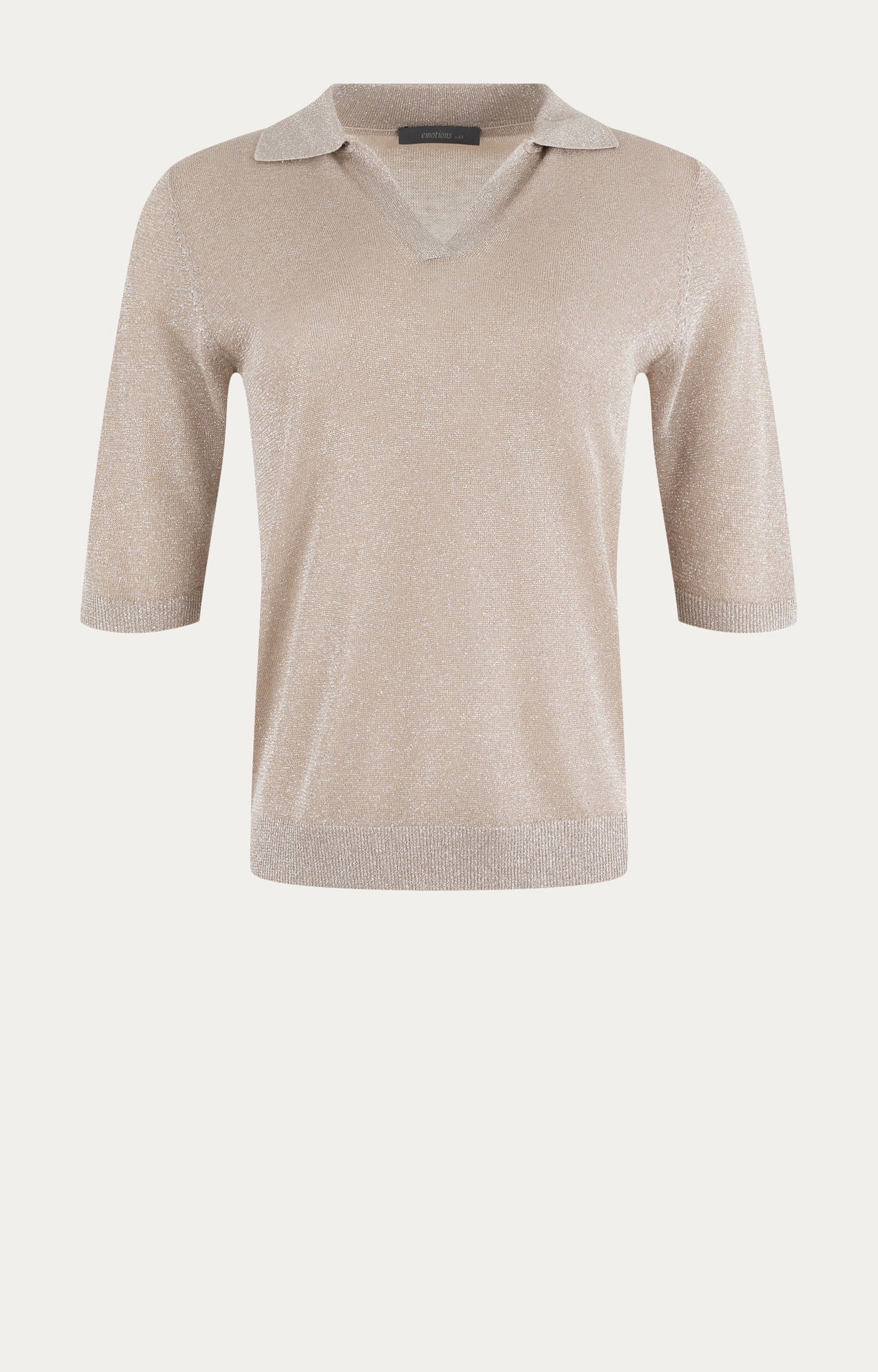 Shirt met lurex