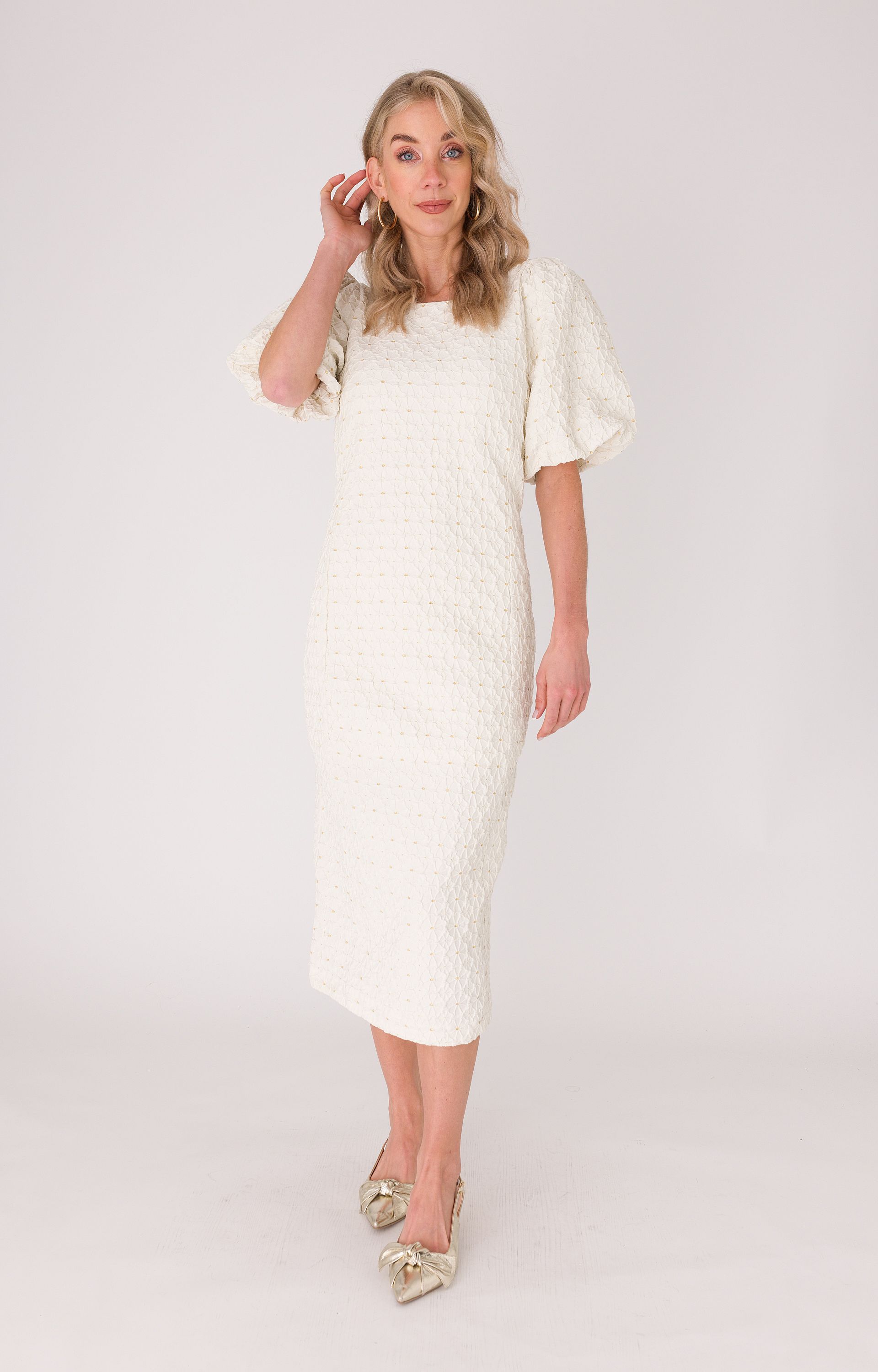 Jurk met jacquard