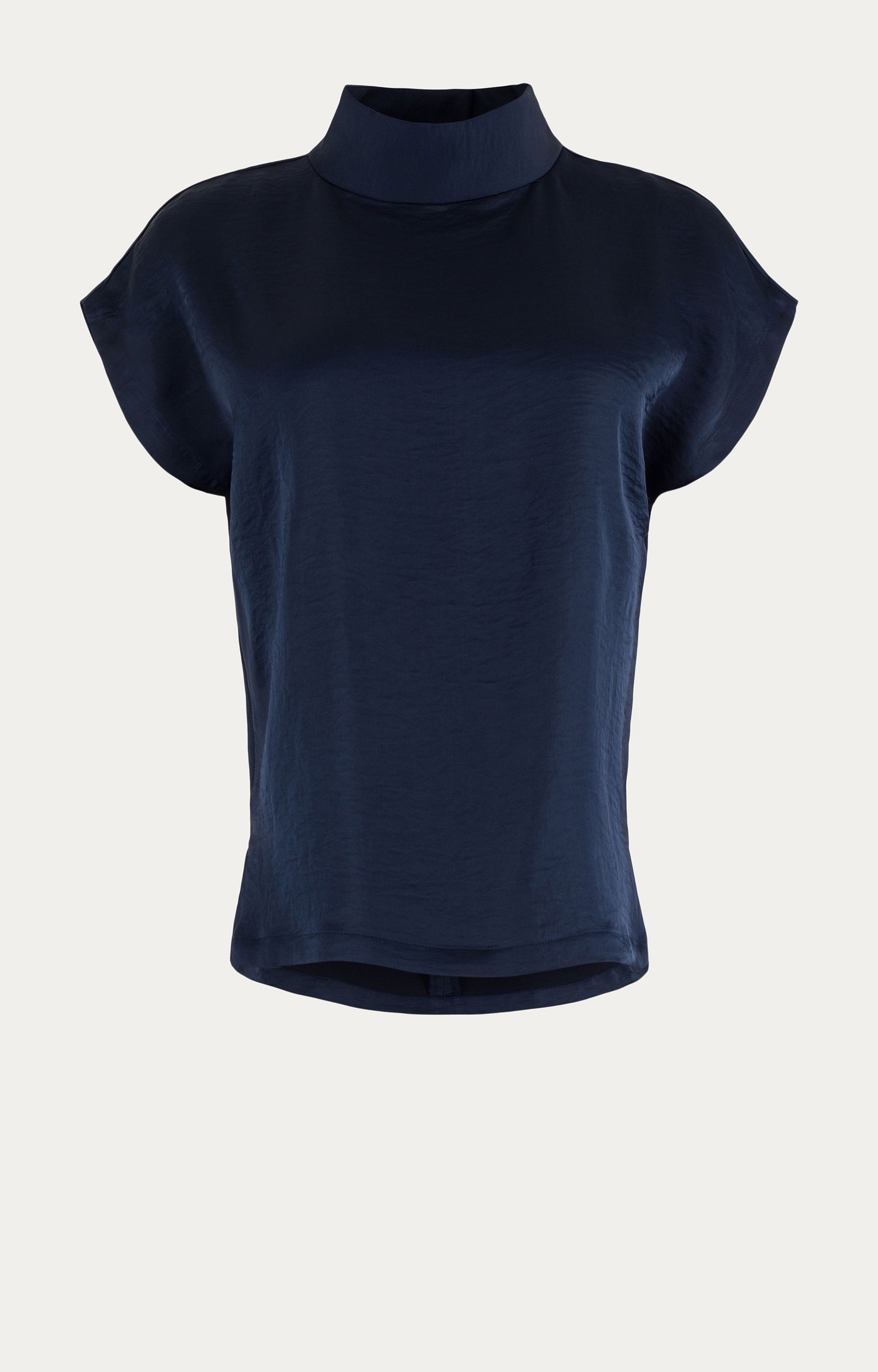 Blouse met satijnlook