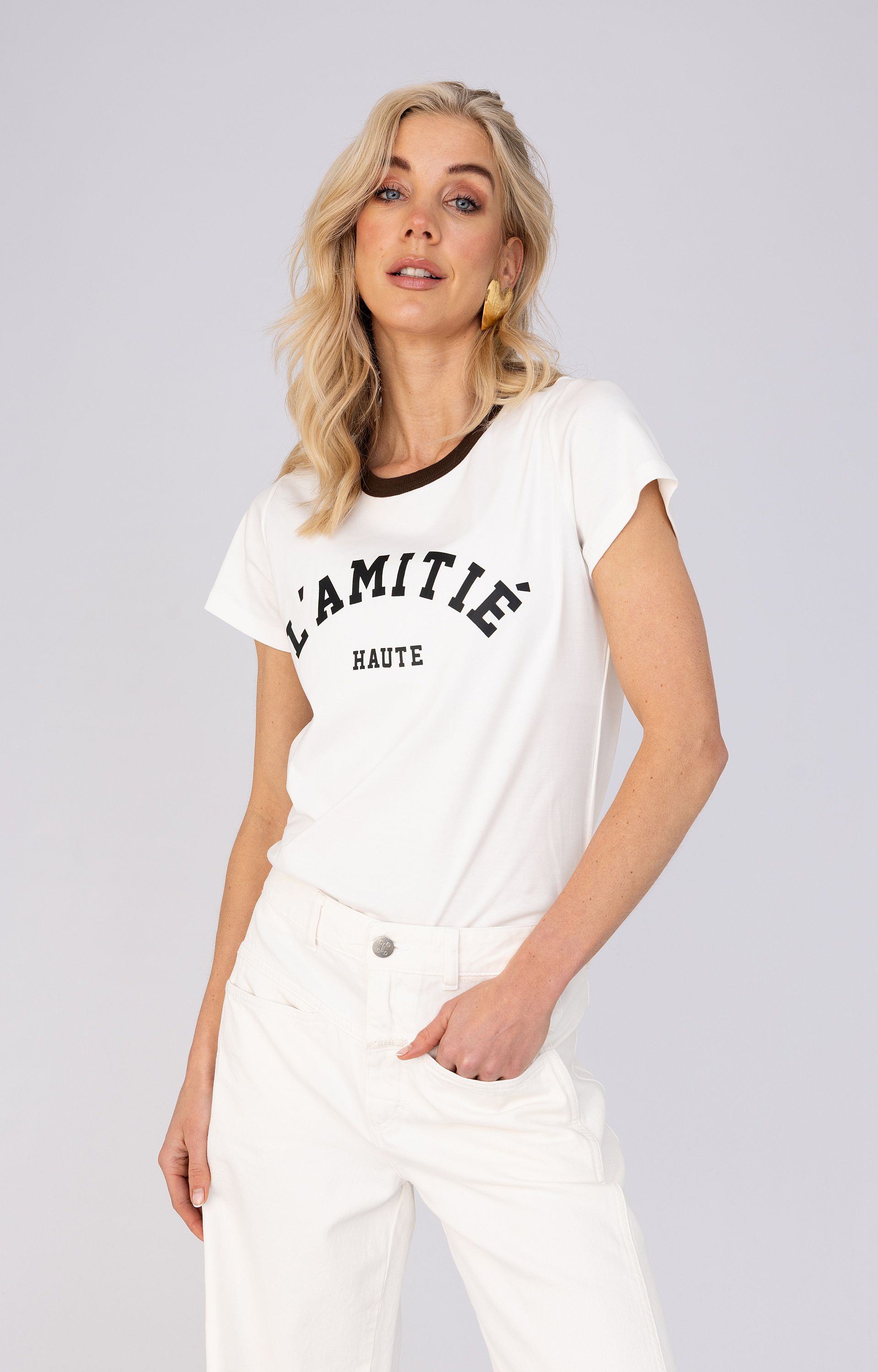 Shirt Neckline Logo Tee