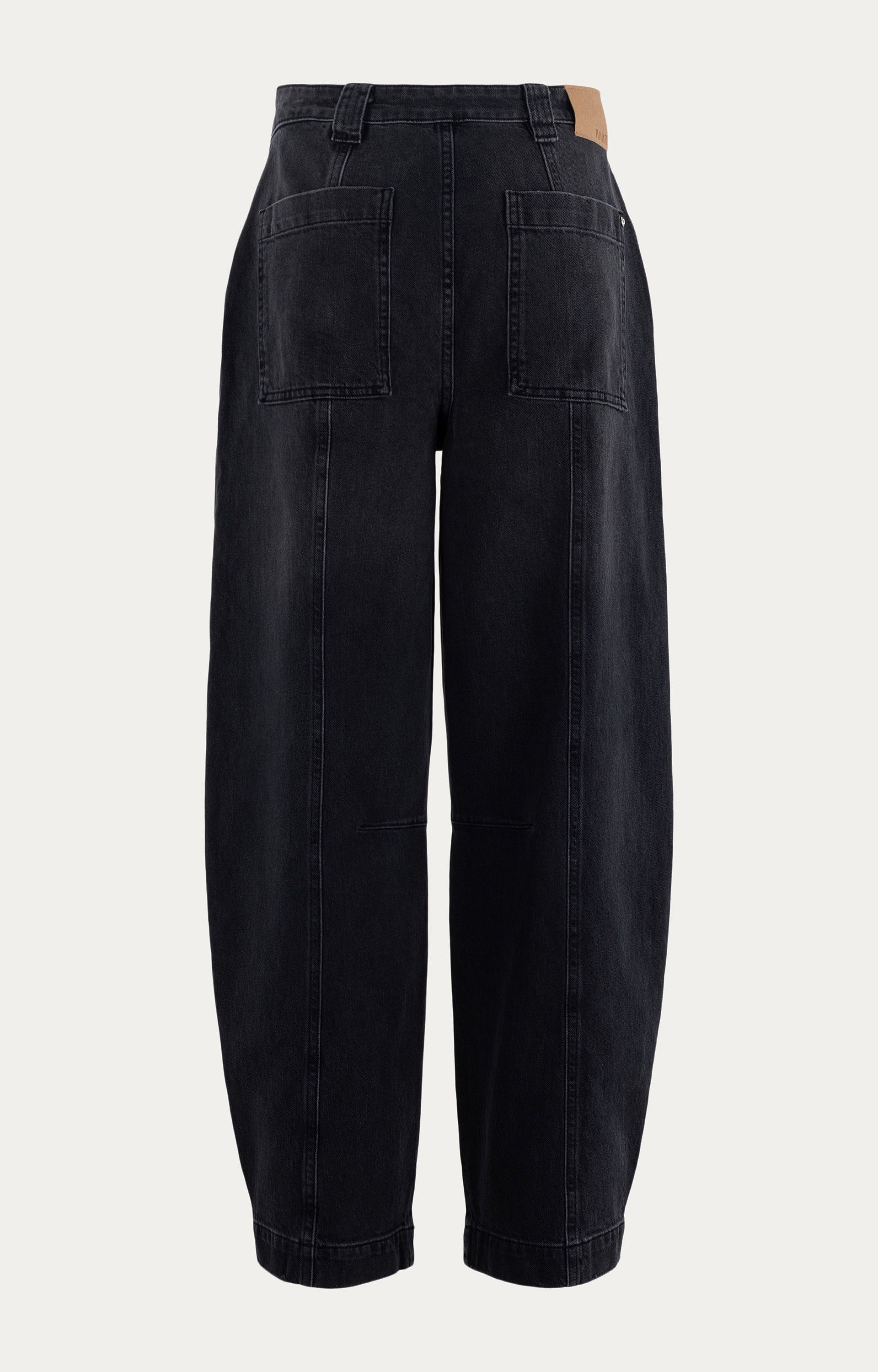 Jeans met barrel fit