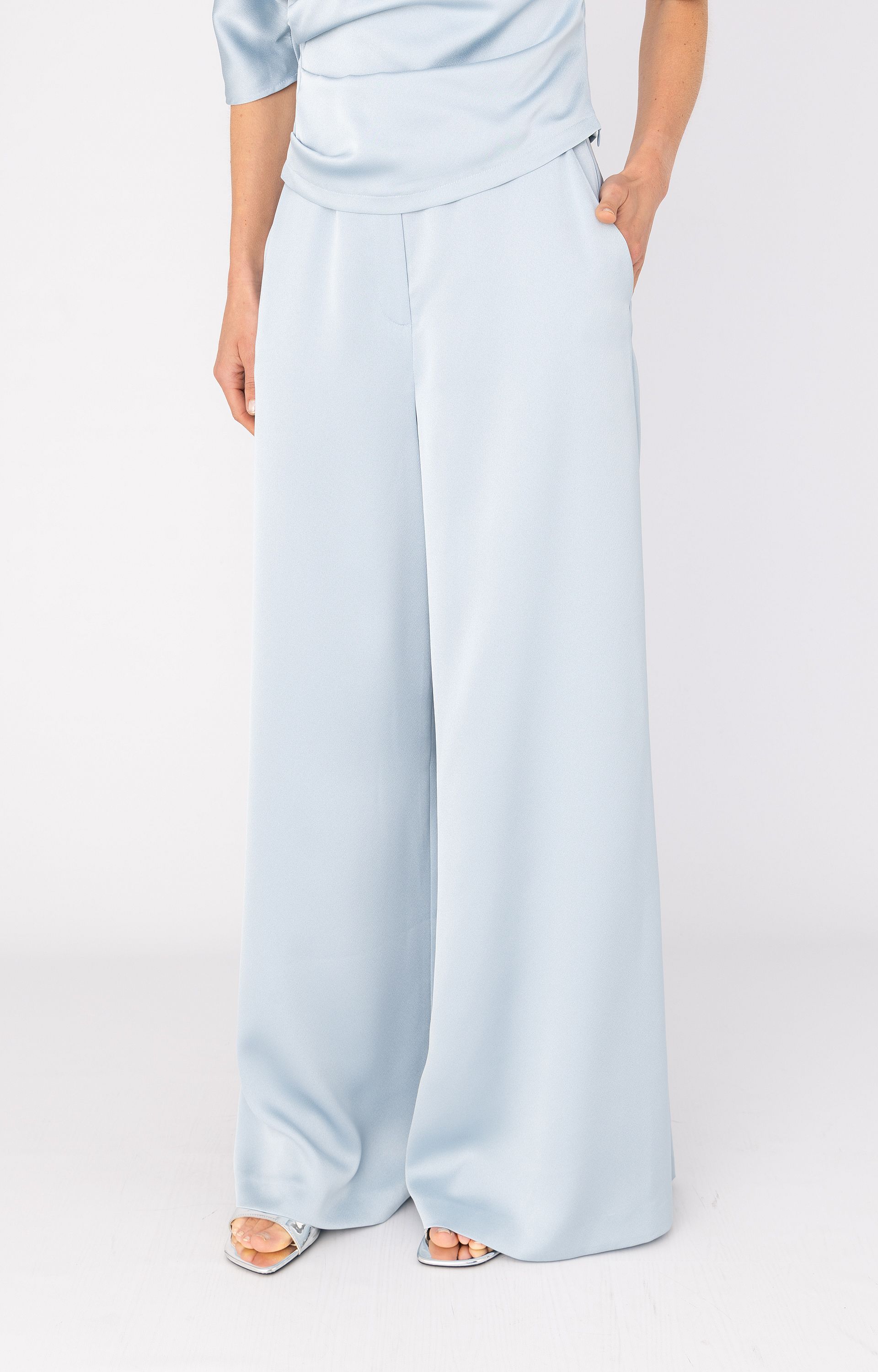 Broek wide leg