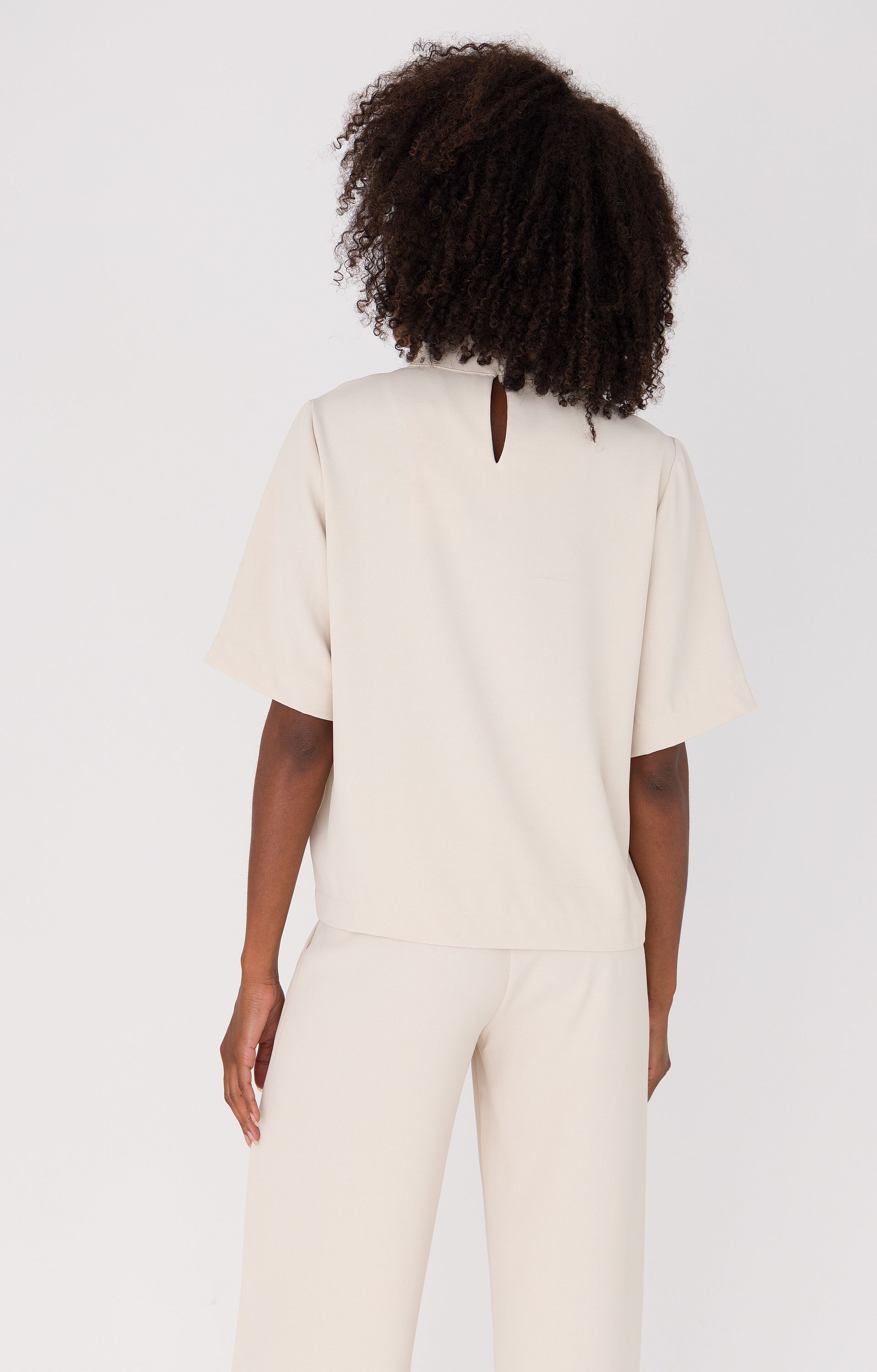 Soepelvallende blouse