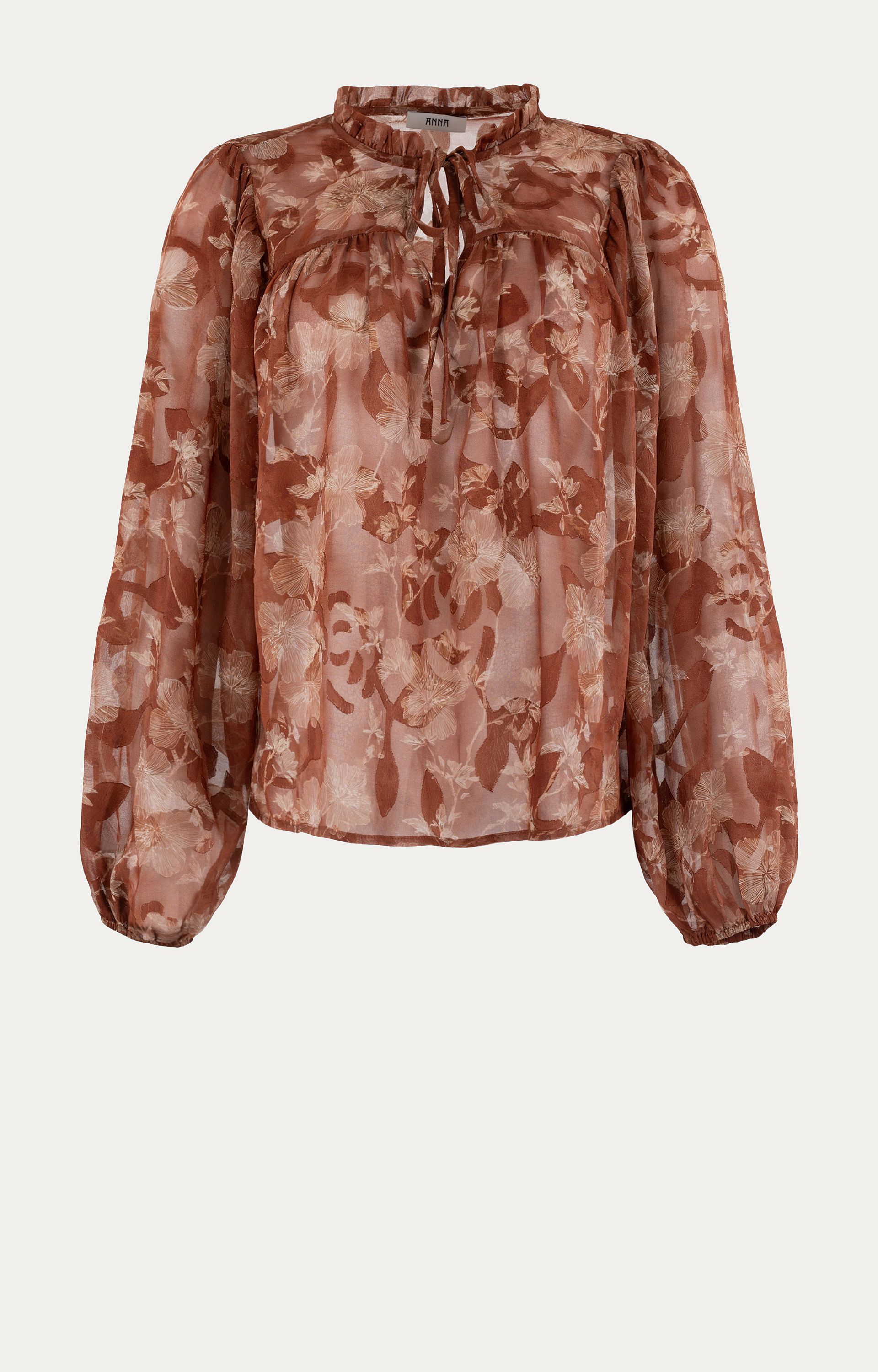 Blouse met dessin 