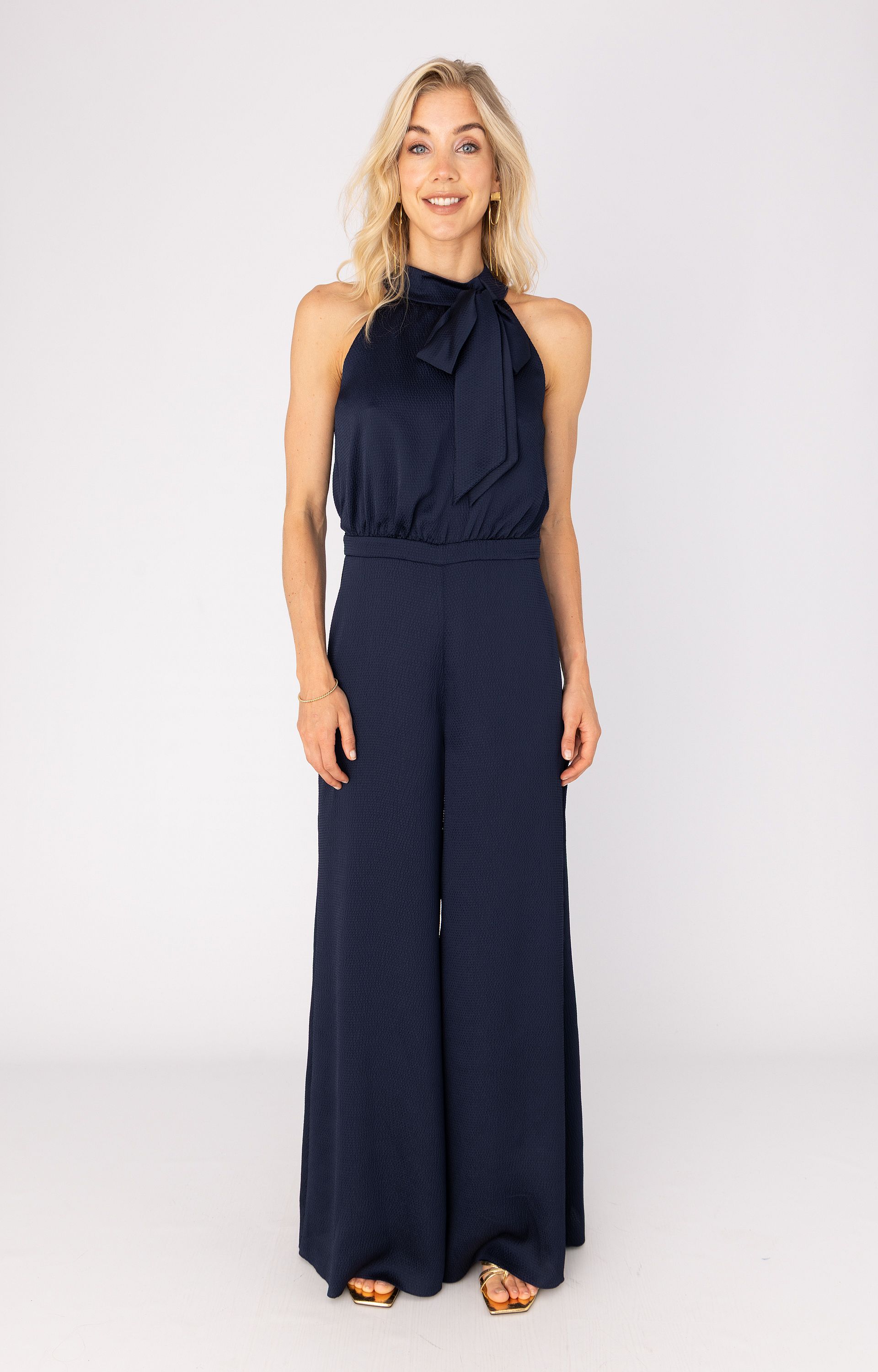 Jumpsuit met structuur
