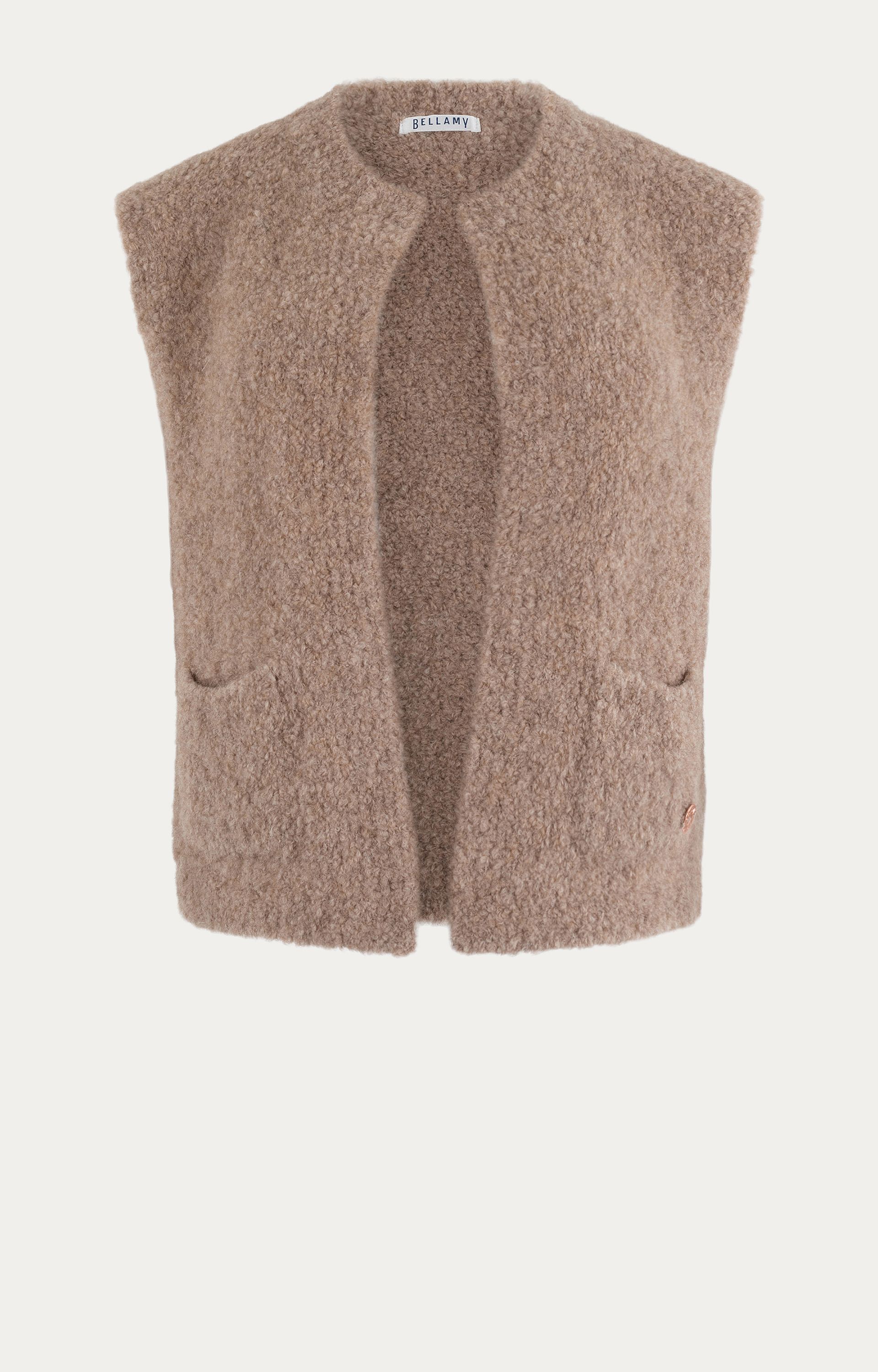 Gilet met structuur Gilet met structuur