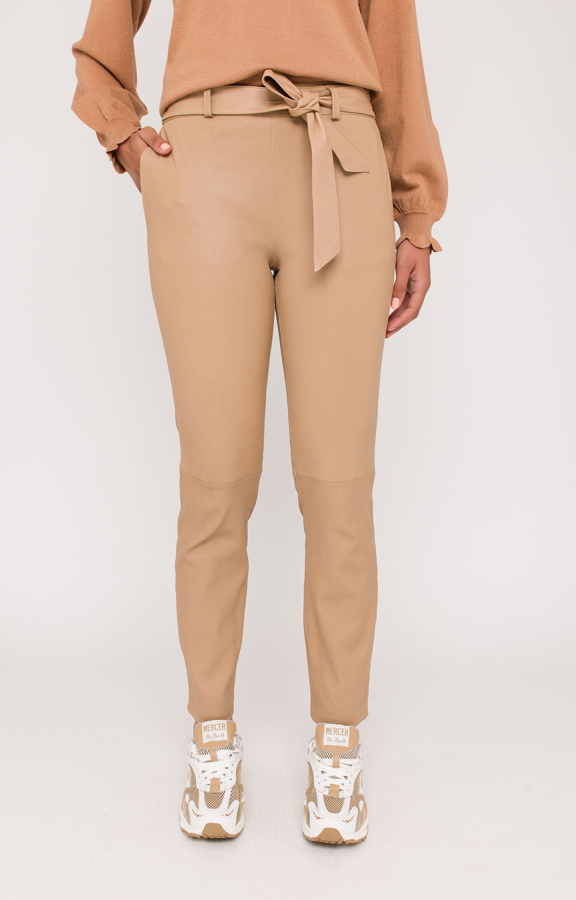 Leren broek