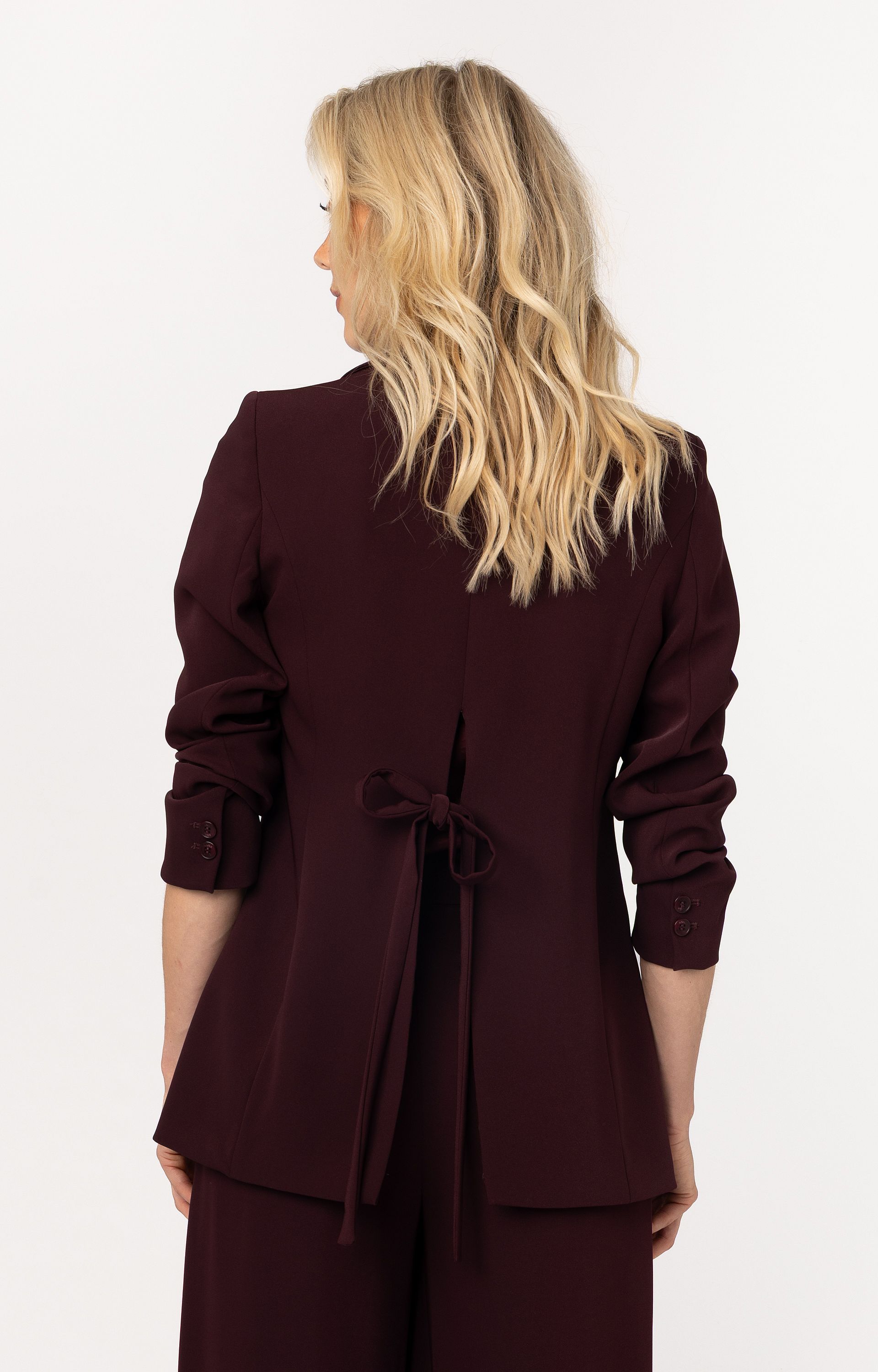 Blazer met strikdetail