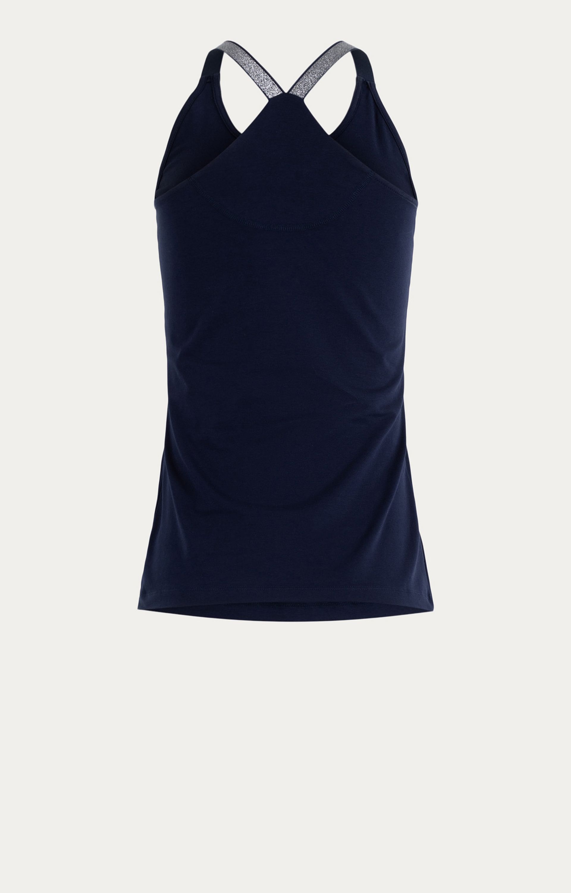 Top met lurexbandjes