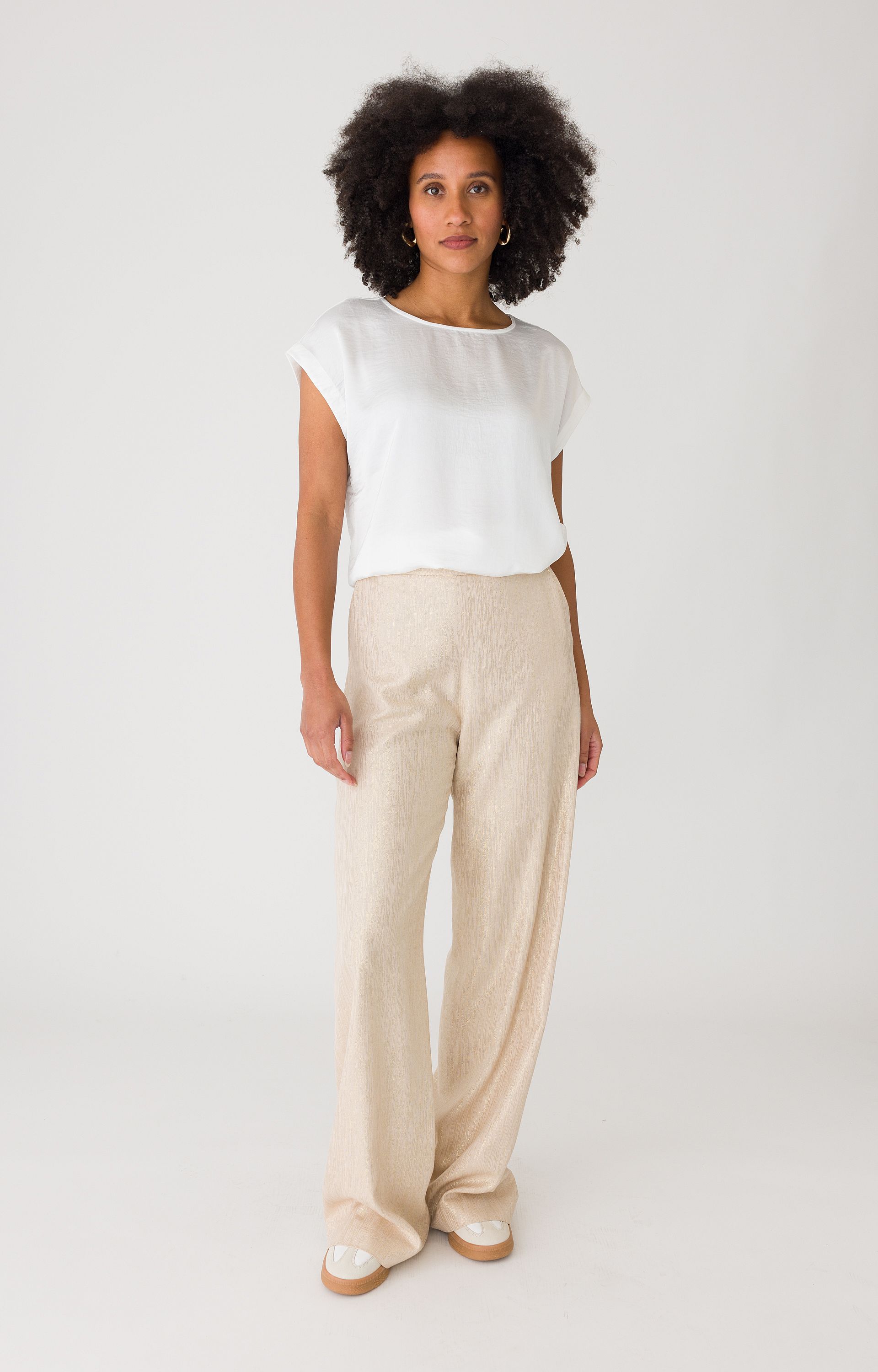 Satijnlook blouse