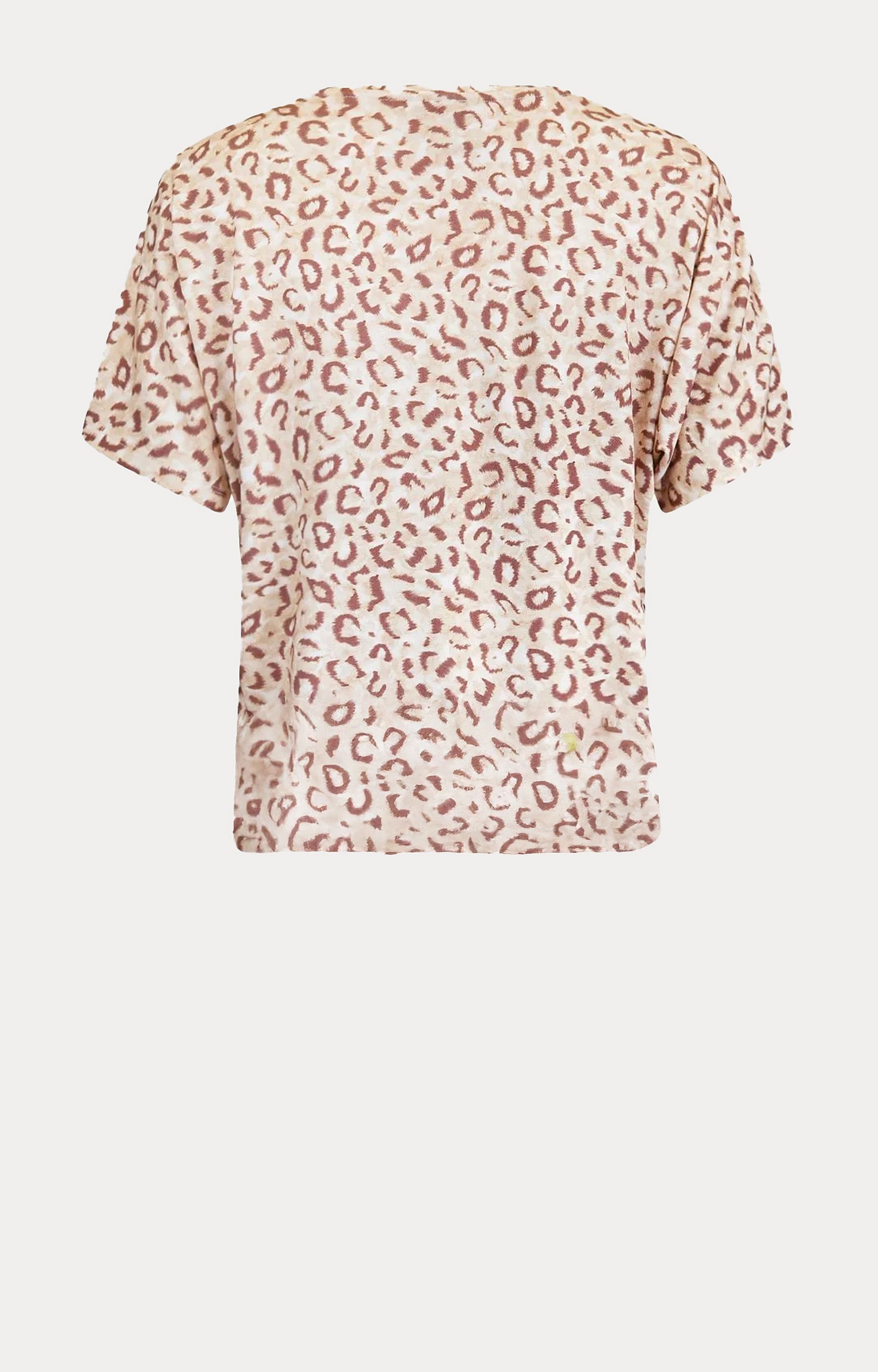 T-shirt met panterprint