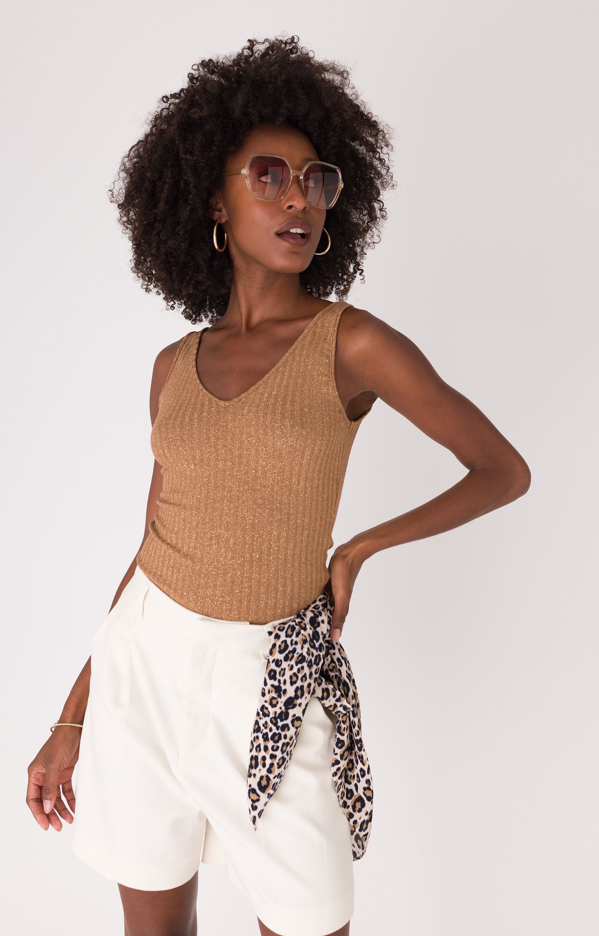 Top met glitter