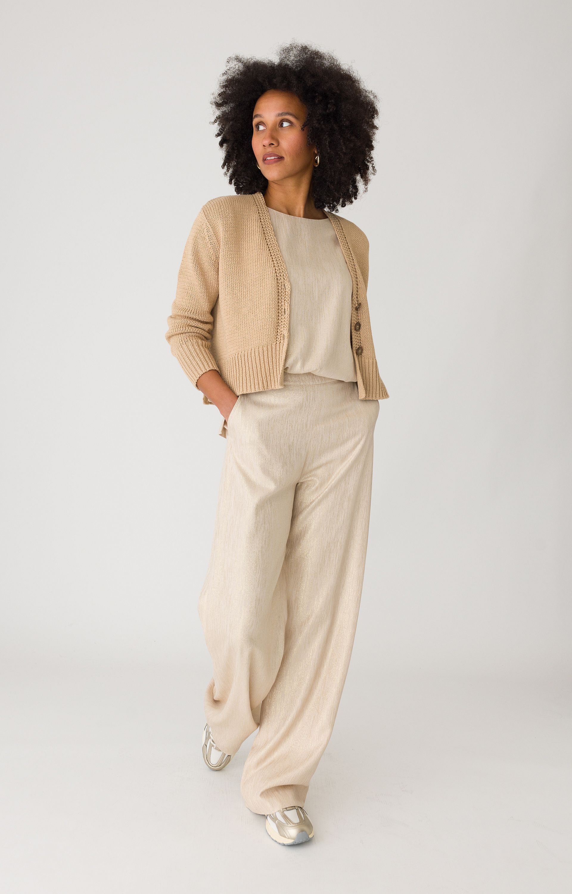 Blousetop met lurex