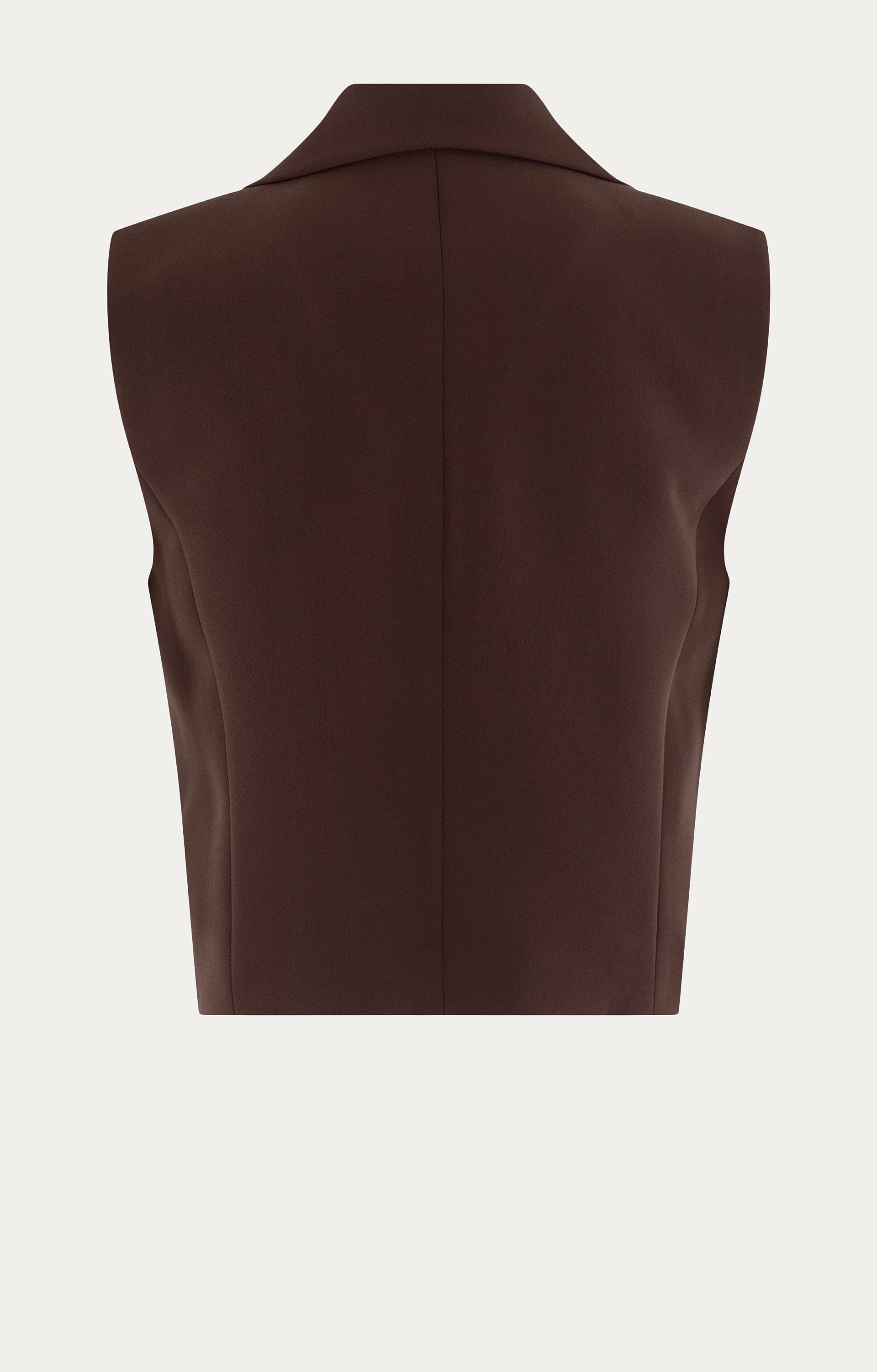 Gilet met knoopsluiting 