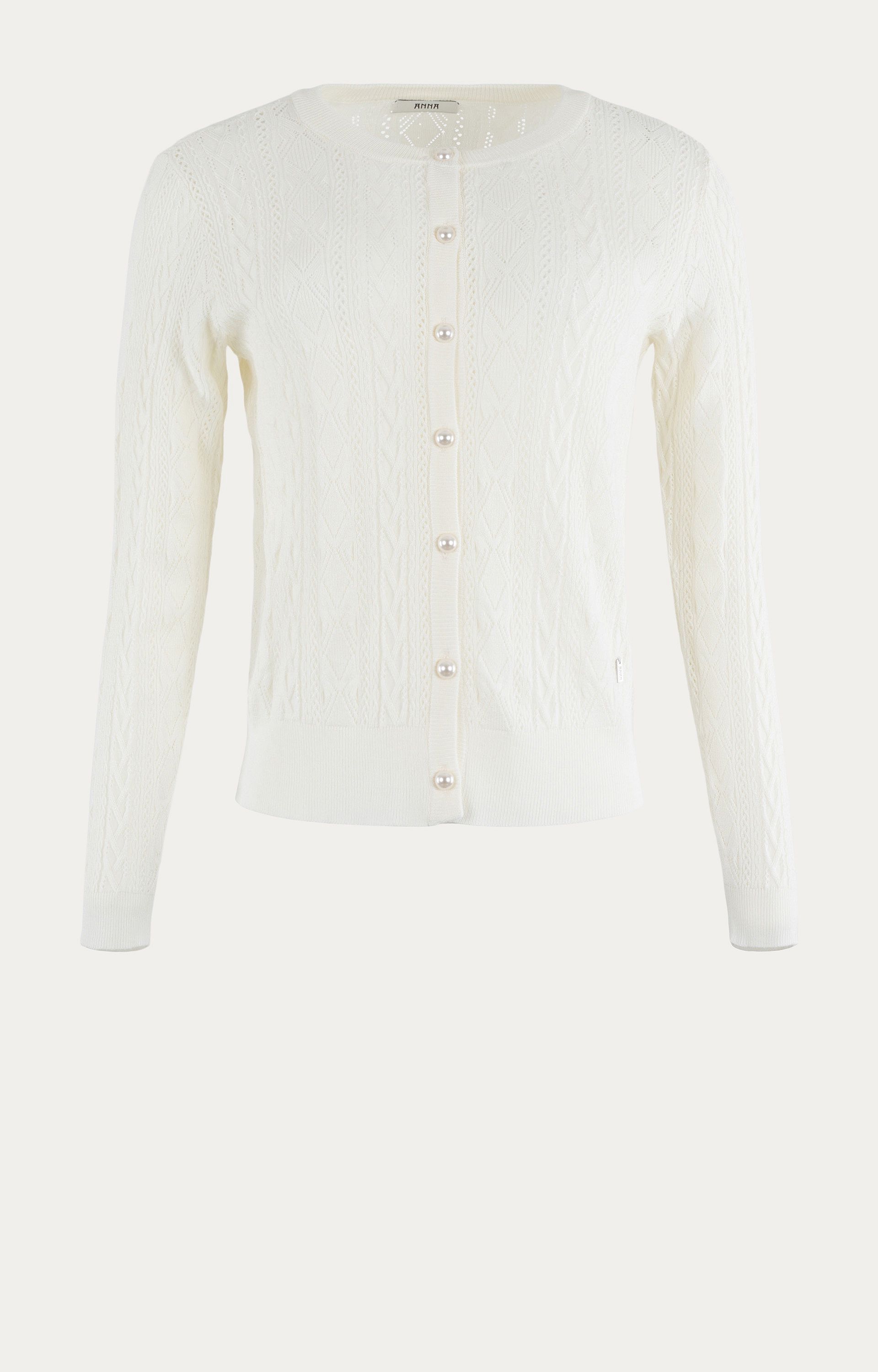 Ajour gebreid vest