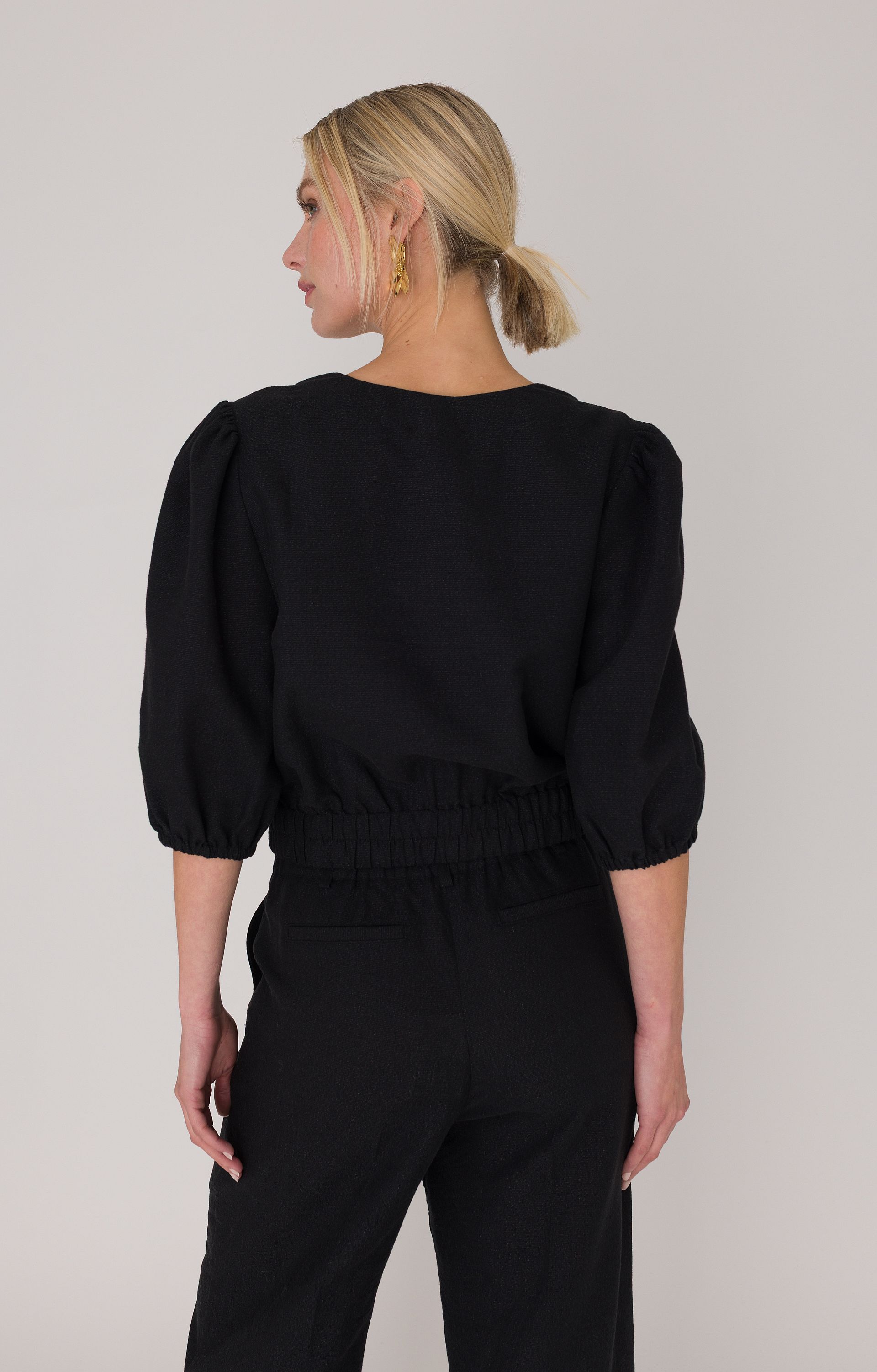 Blouse met lurex