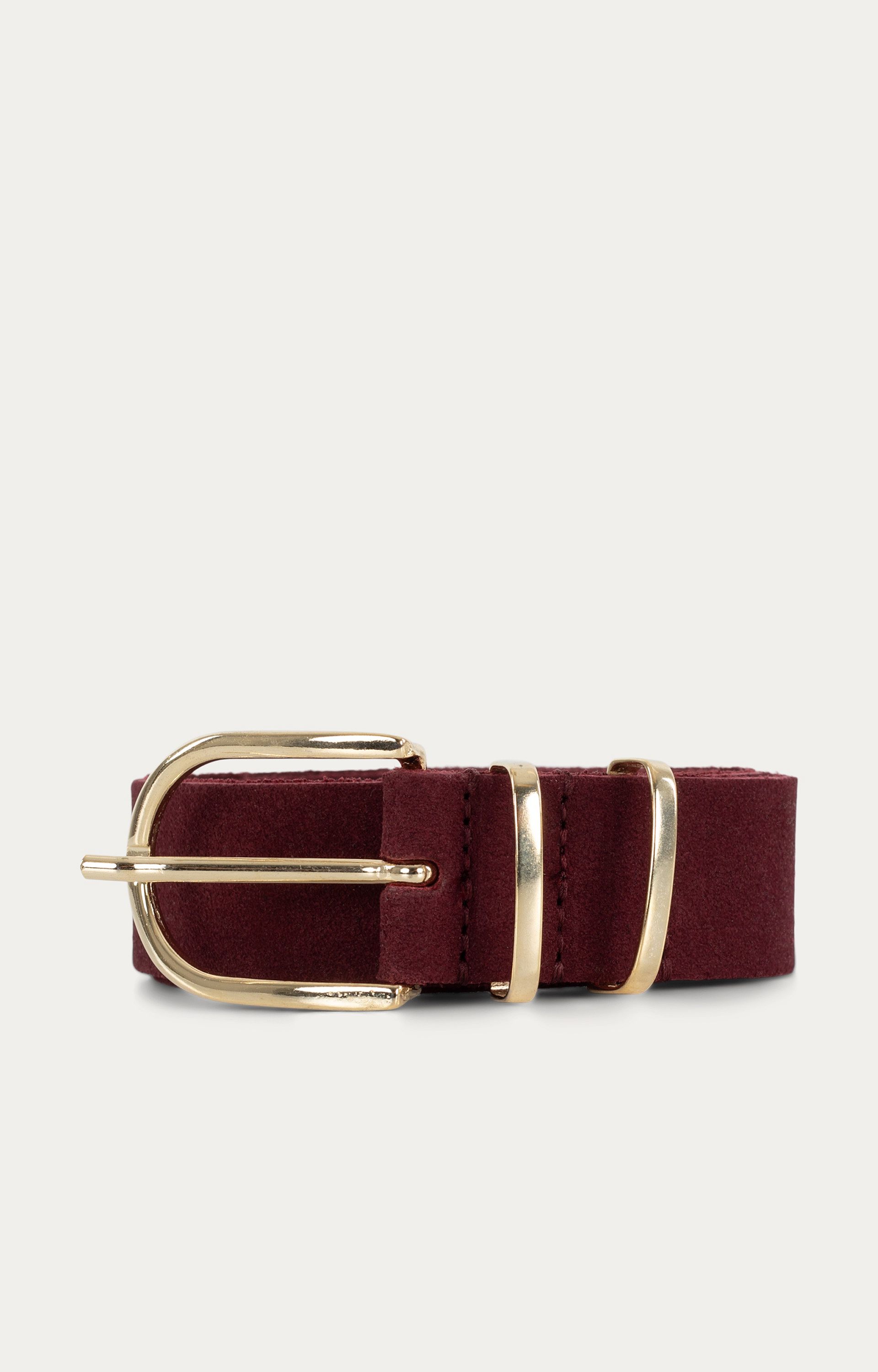 Riem suede bordeaux