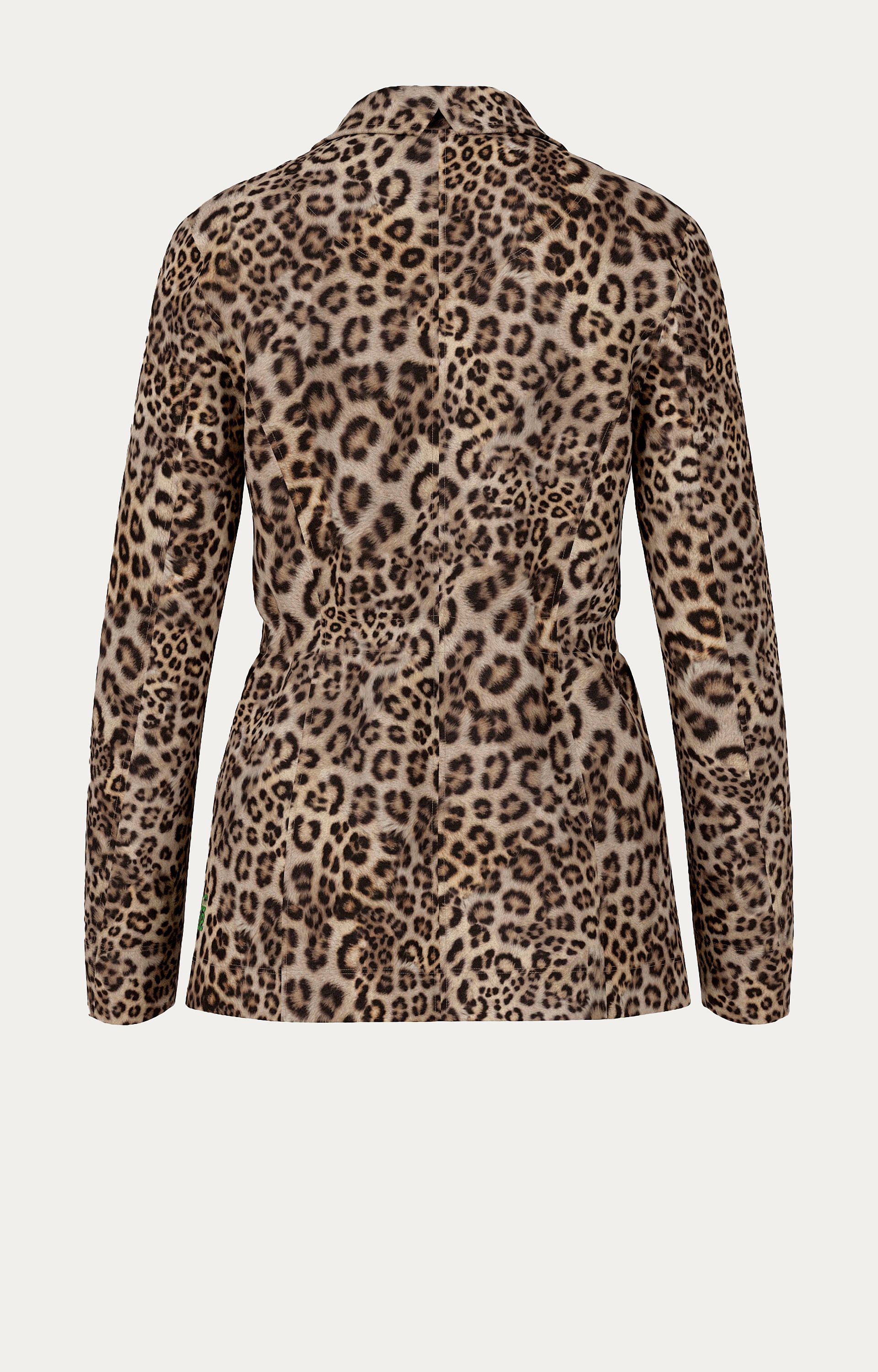 Blazer met luipaardprint
