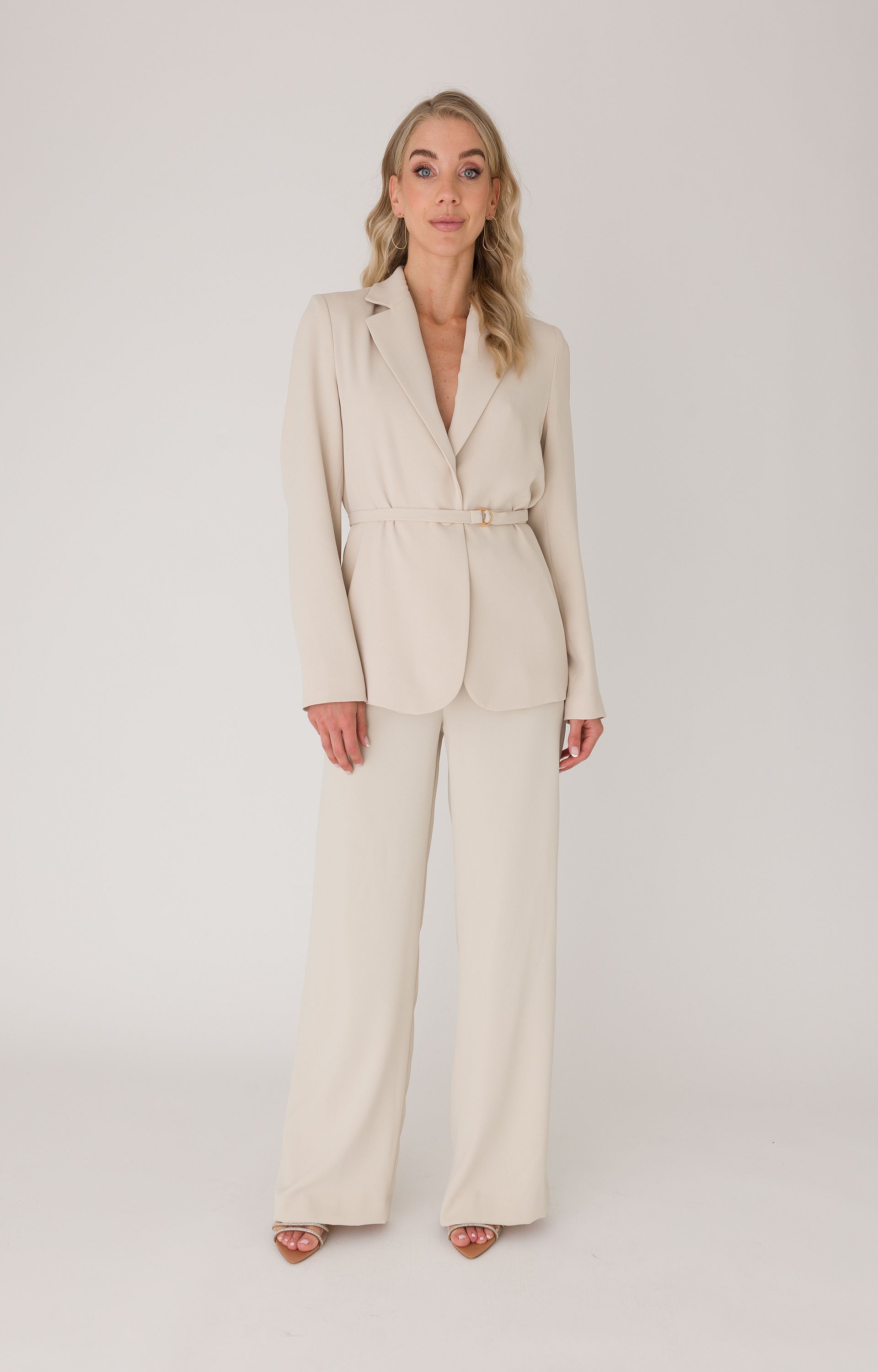 Blazer met ceintuur
