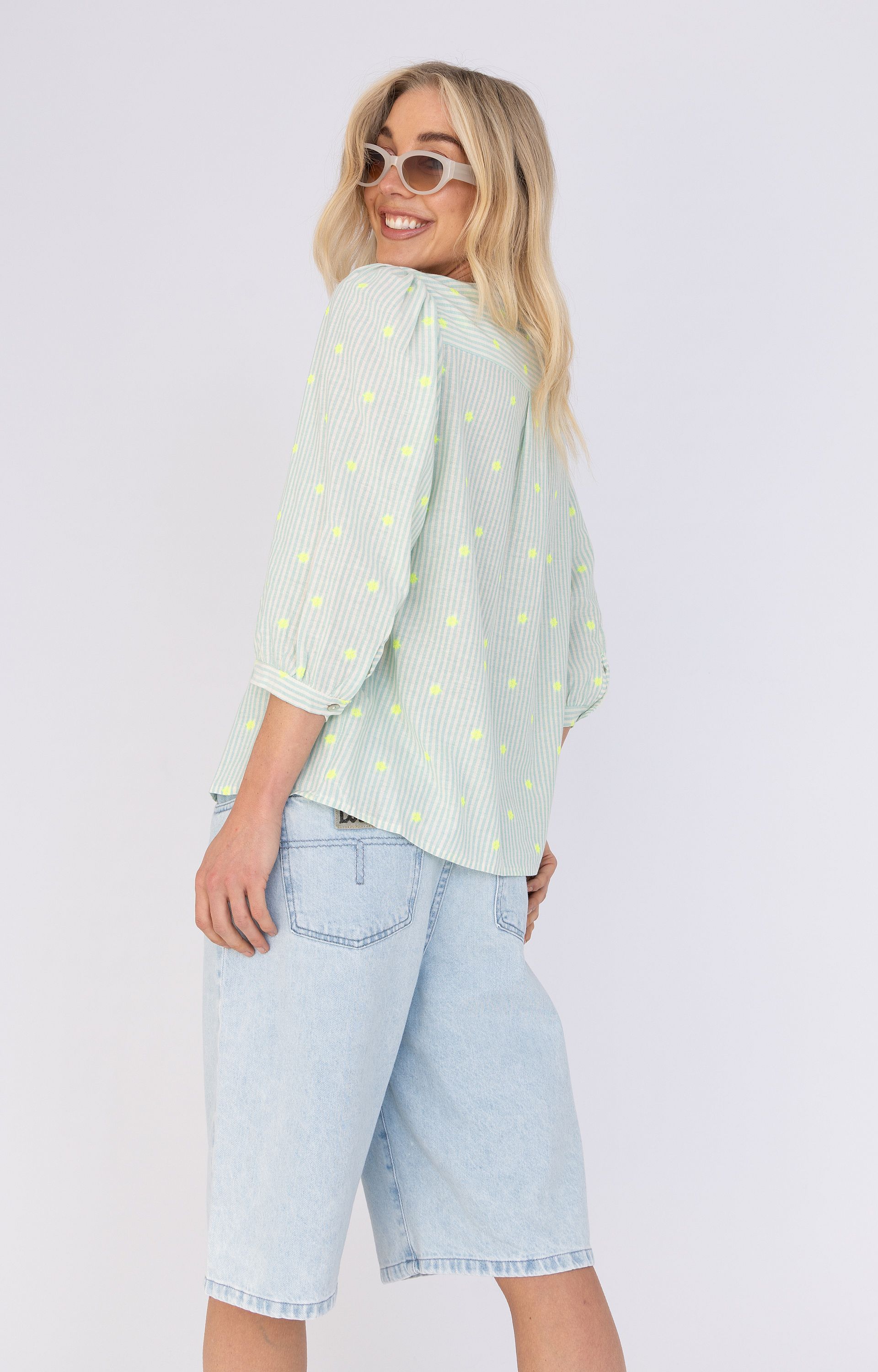 Blouse met strepen