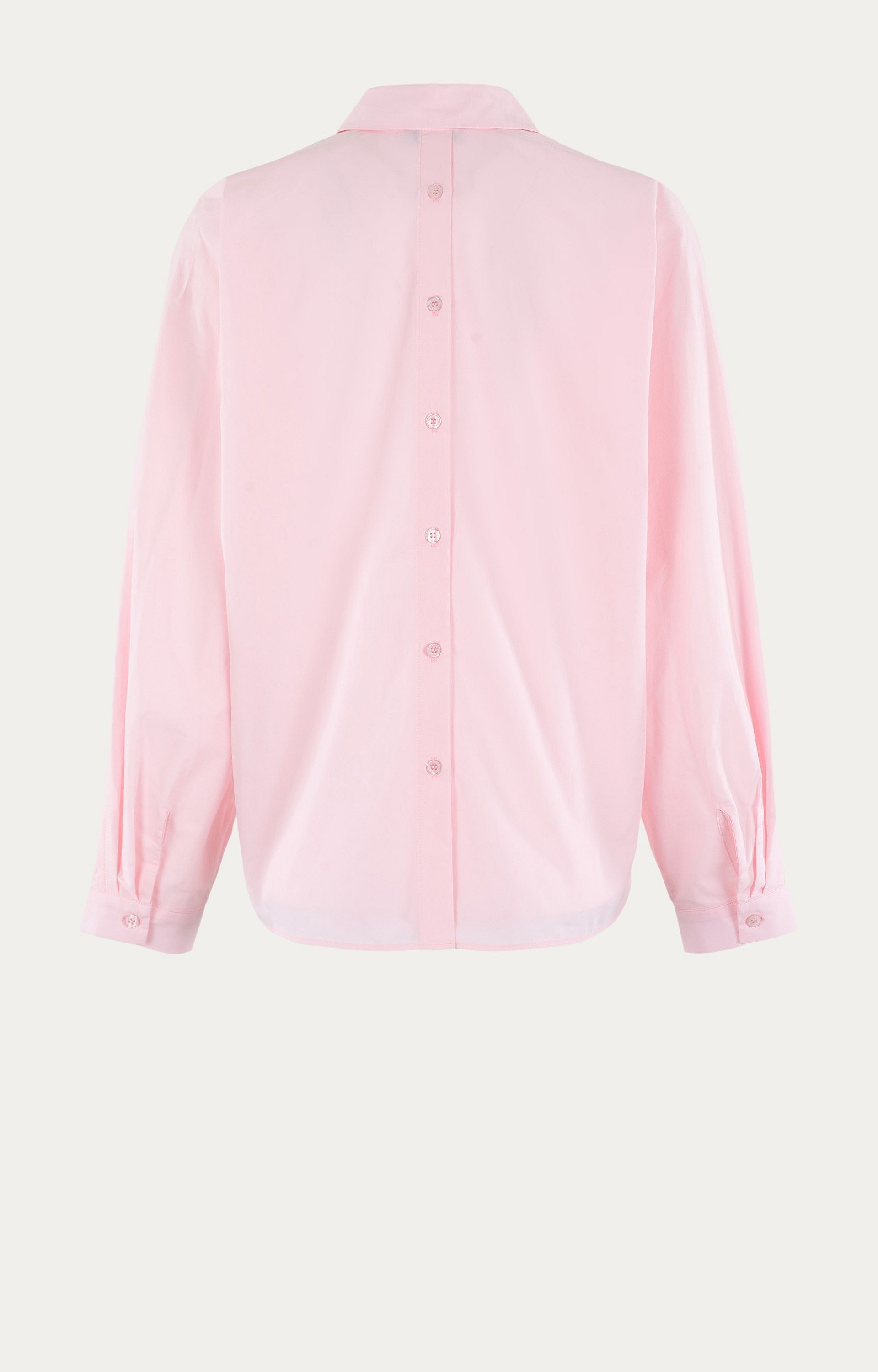 Blouse met rugknoopdetail