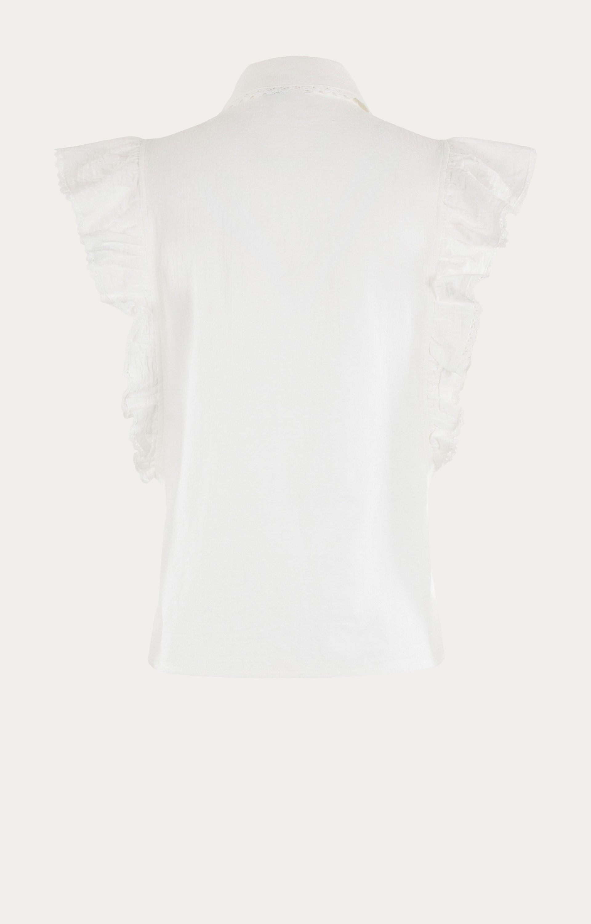Blouse met ruffles