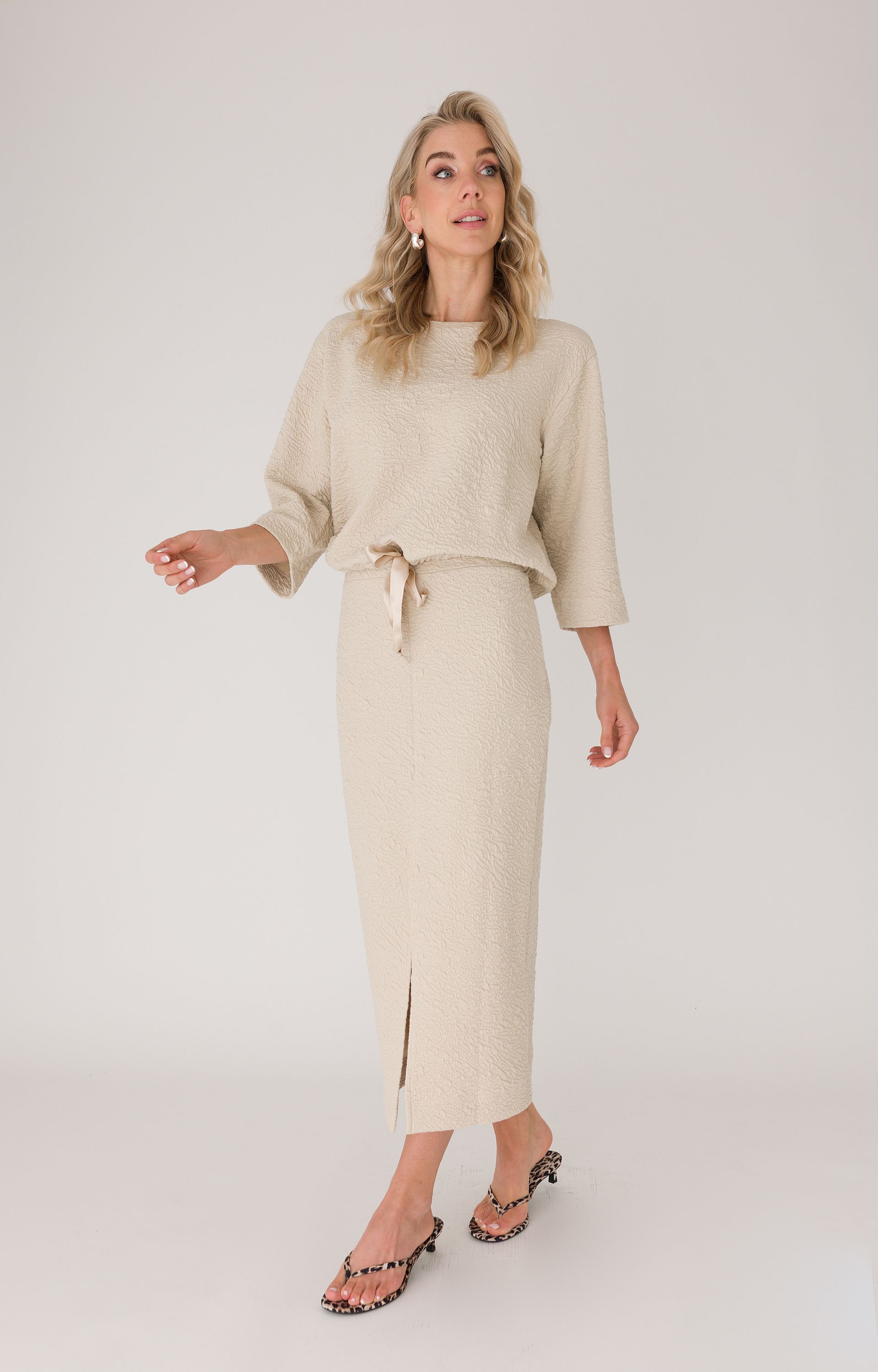 Sweater met structuur