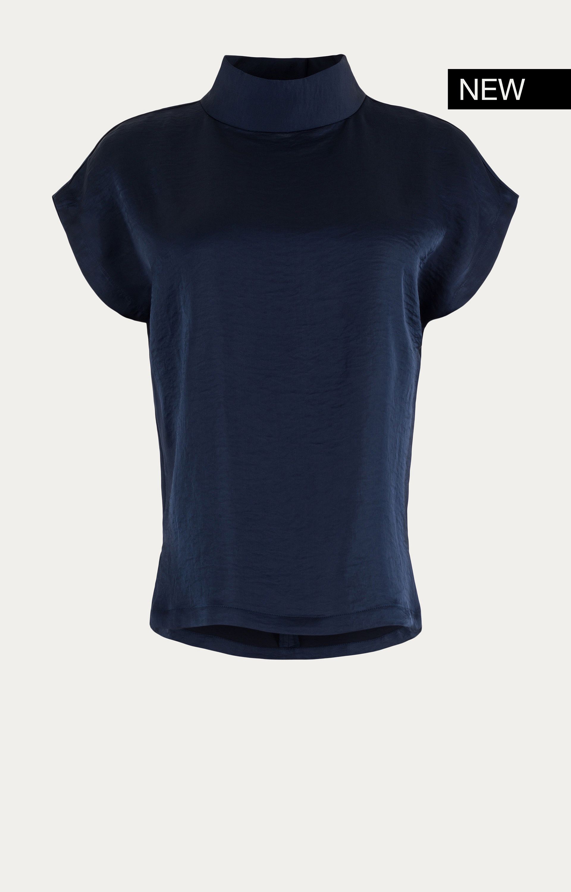 Blouse met satijnlook