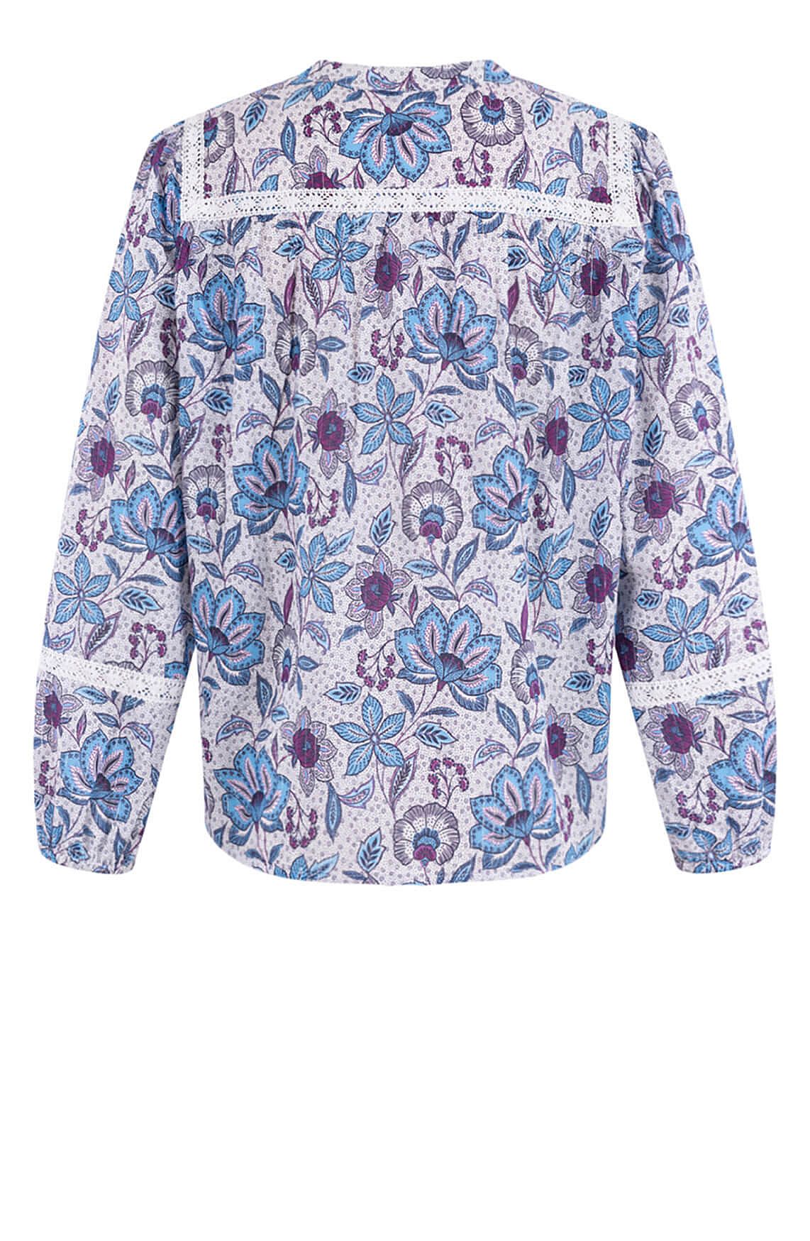 Blouse met floral print