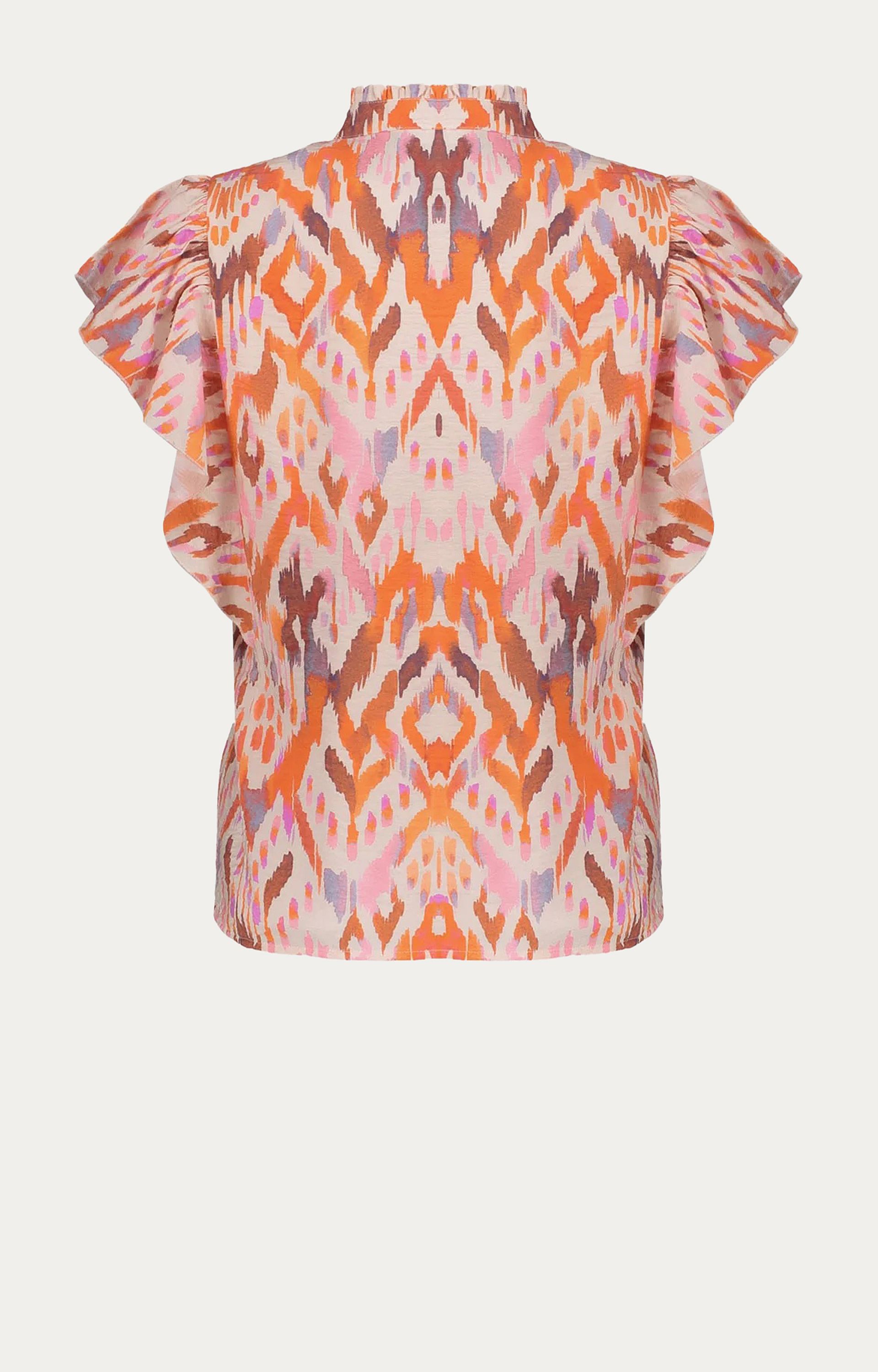 Blouse met dessin 
