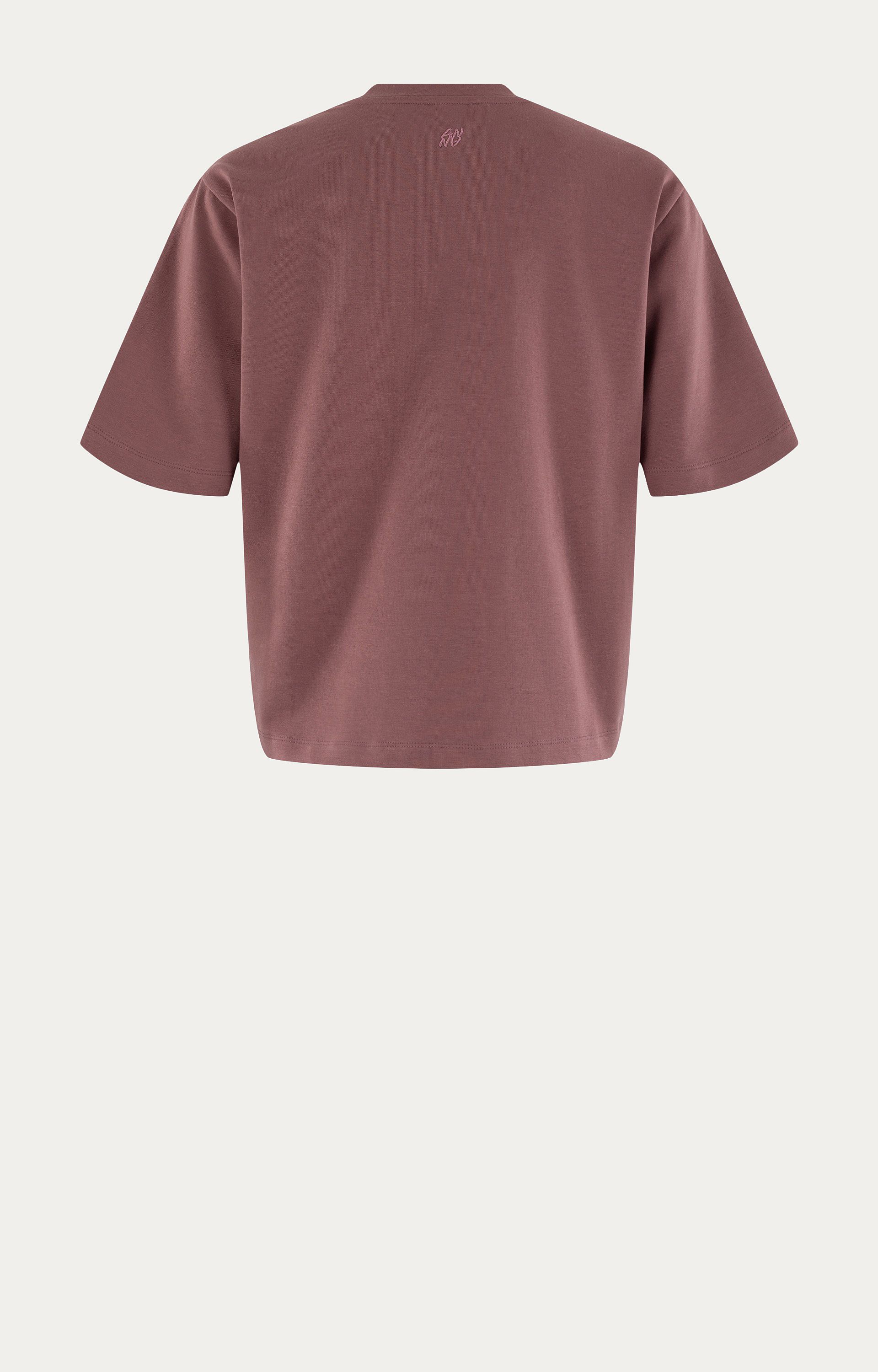 T-shirt met broche