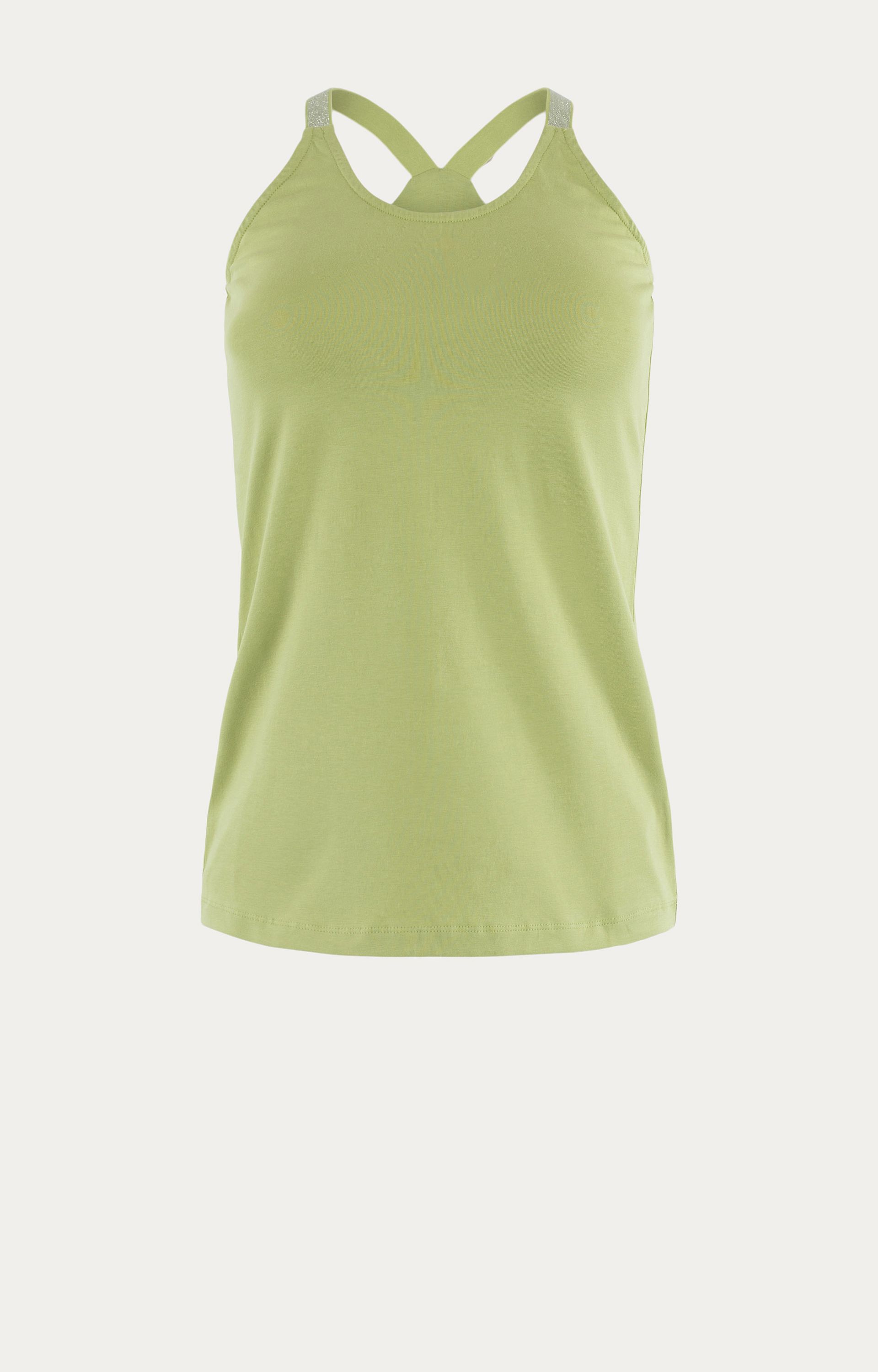 Top met lurexbandjes